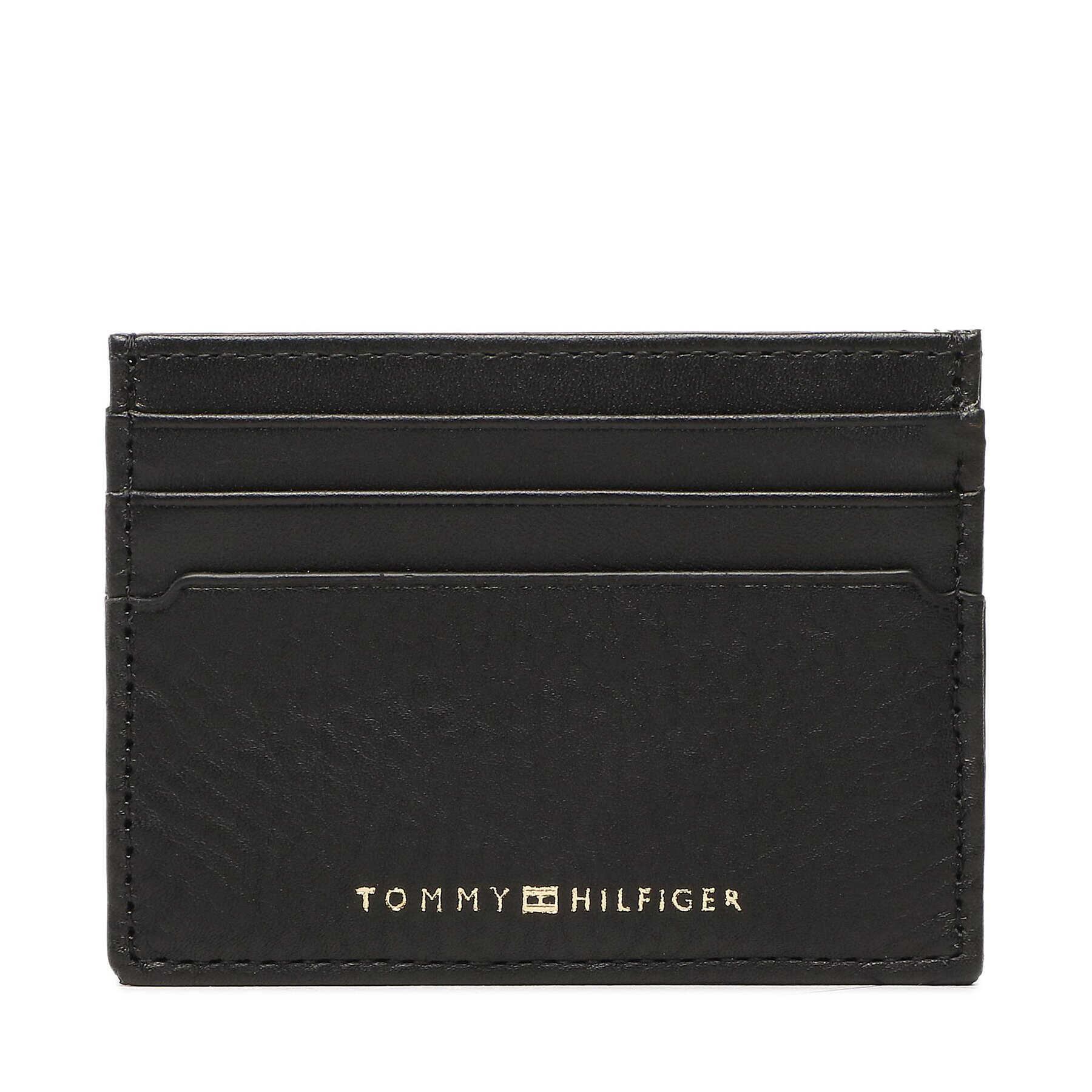 Tommy Hilfiger Puzdro na kreditné karty Th Premium Leather Cc Holder AM0AM10987 Čierna - Pepit.sk