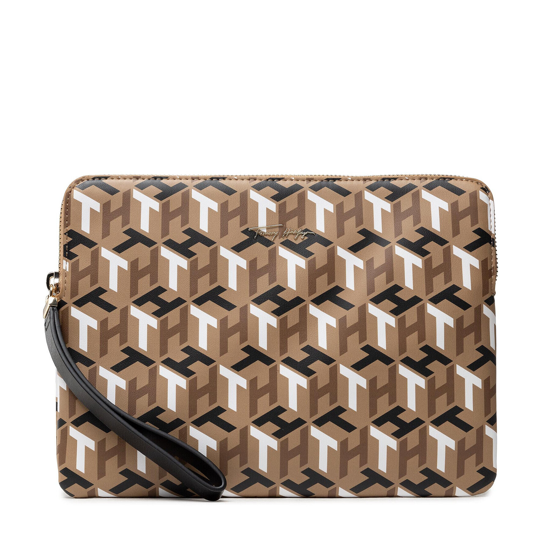 Tommy Hilfiger Puzdro na tablet Iconic Tommy Tablet Case Mono AW0AW10549 Hnedá - Pepit.sk