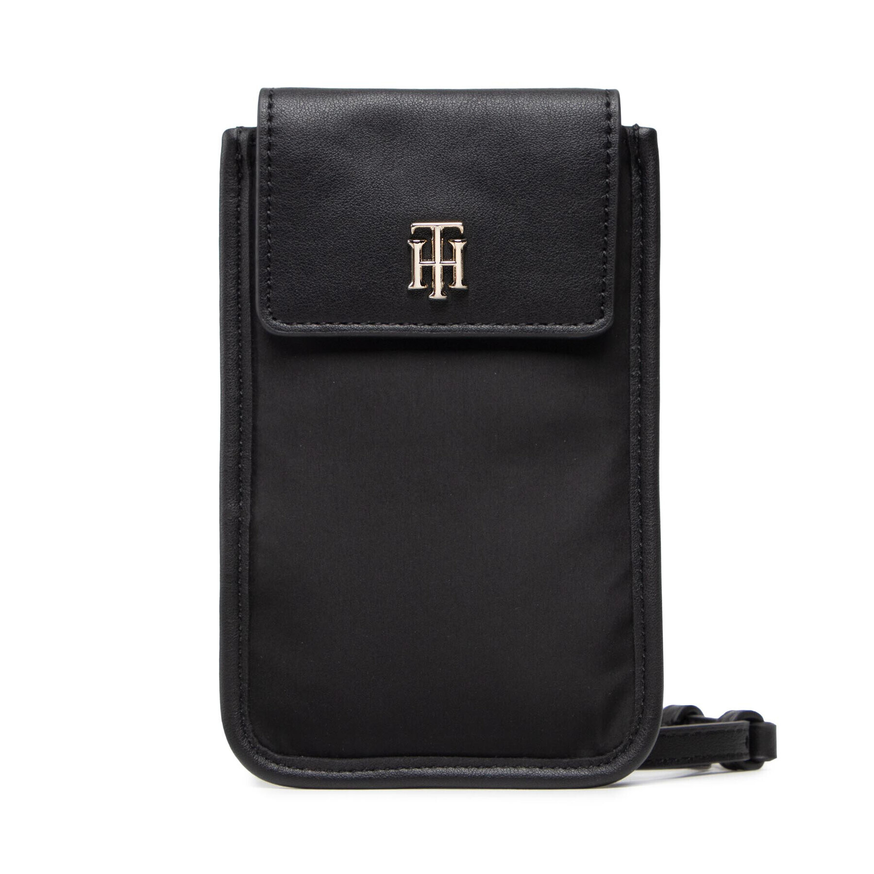 Tommy Hilfiger Puzdro na telefón Cny Th Lock Phone Pouch AW0AW11158 Čierna - Pepit.sk