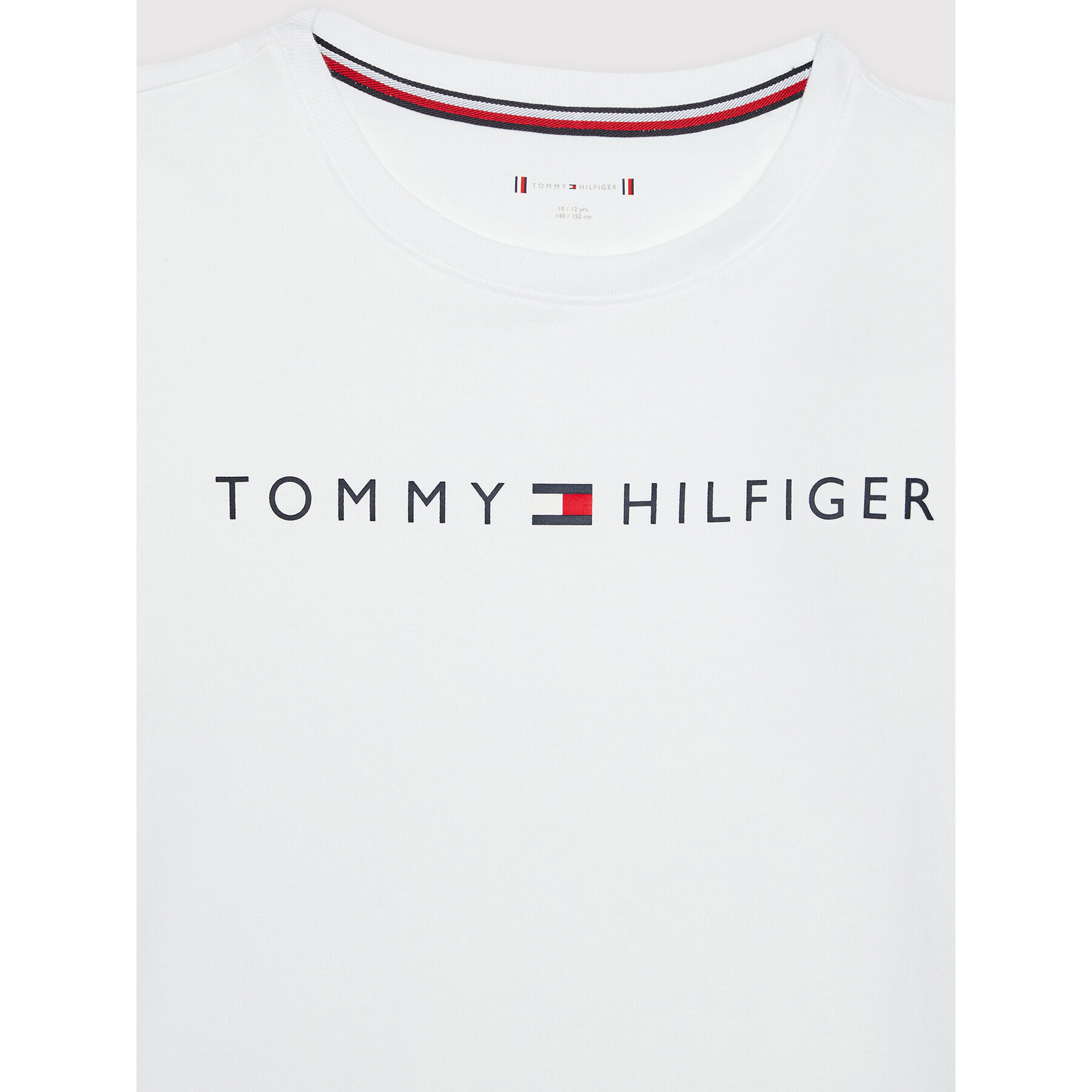 Tommy Hilfiger Pyžamo Basics UB0UB00437 Biela Regular Fit - Pepit.sk