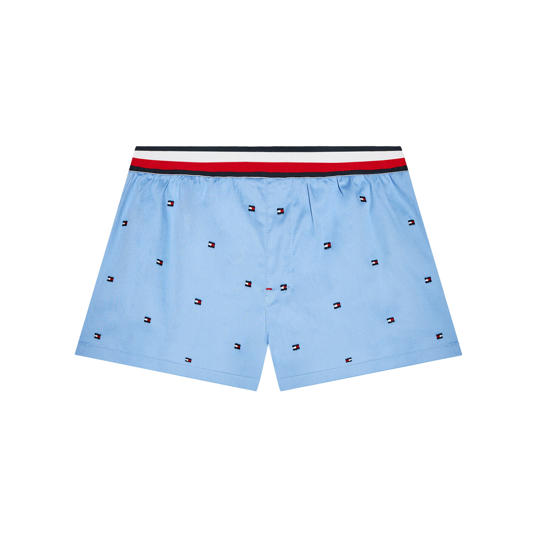 Tommy Hilfiger Pyžamo Set Woven Emroidery UB0UB00386 Biela - Pepit.sk