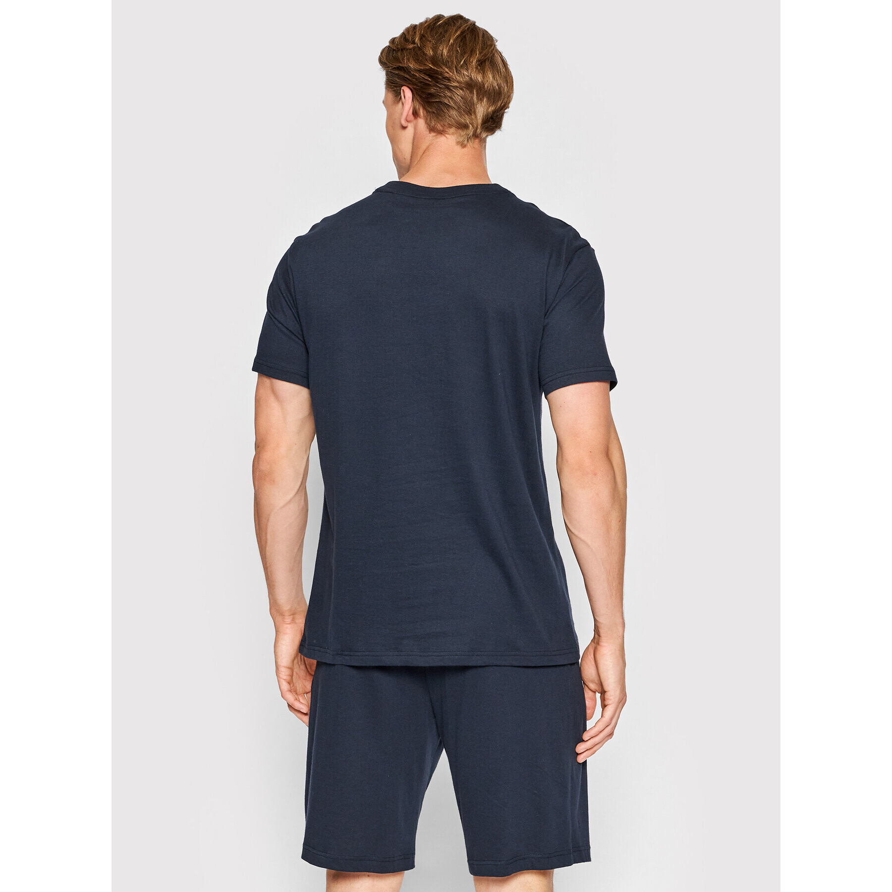 Tommy Hilfiger Pyžamo Short Set UM0UM02433 Tmavomodrá Regular Fit - Pepit.sk