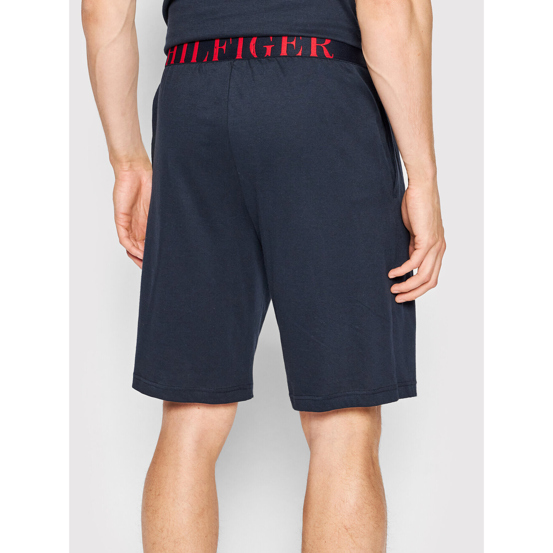 Tommy Hilfiger Pyžamo Short Set UM0UM02433 Tmavomodrá Regular Fit - Pepit.sk