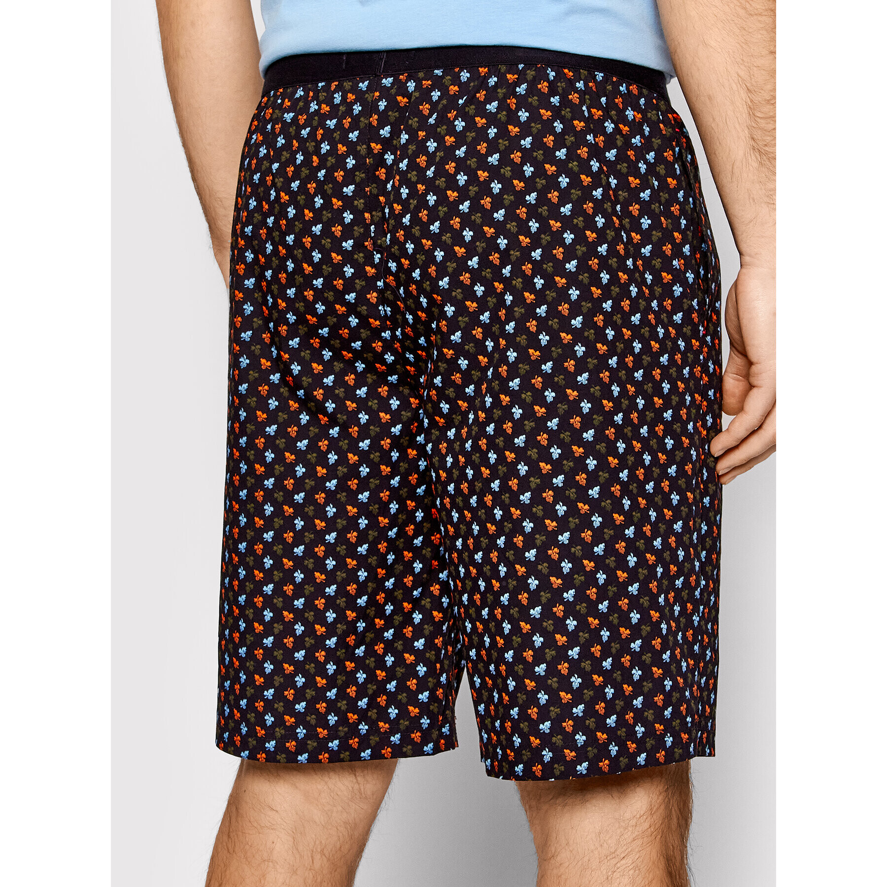 Tommy Hilfiger Pyžamo Short Woven UM0UM01964 Modrá Regular Fit - Pepit.sk