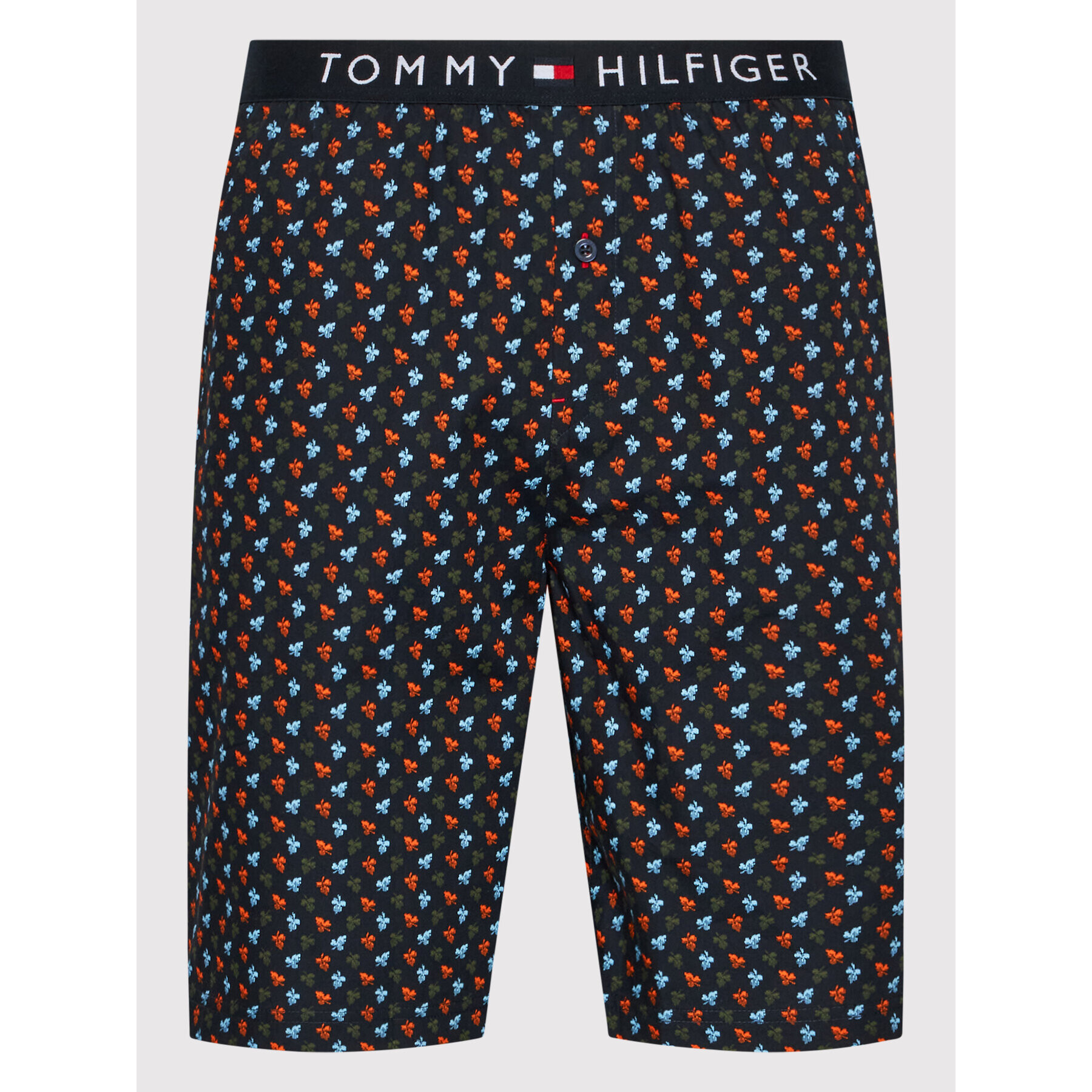 Tommy Hilfiger Pyžamo Short Woven UM0UM01964 Modrá Regular Fit - Pepit.sk