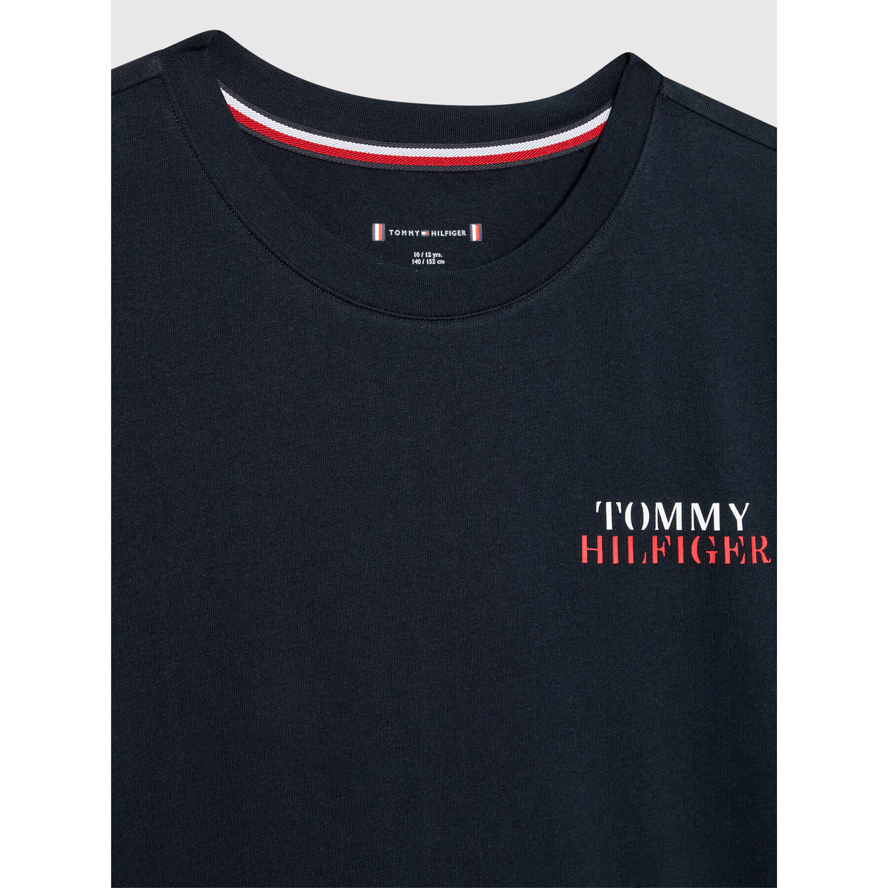 Tommy Hilfiger Pyžamo UB0UB00436 Tmavomodrá Regular Fit - Pepit.sk