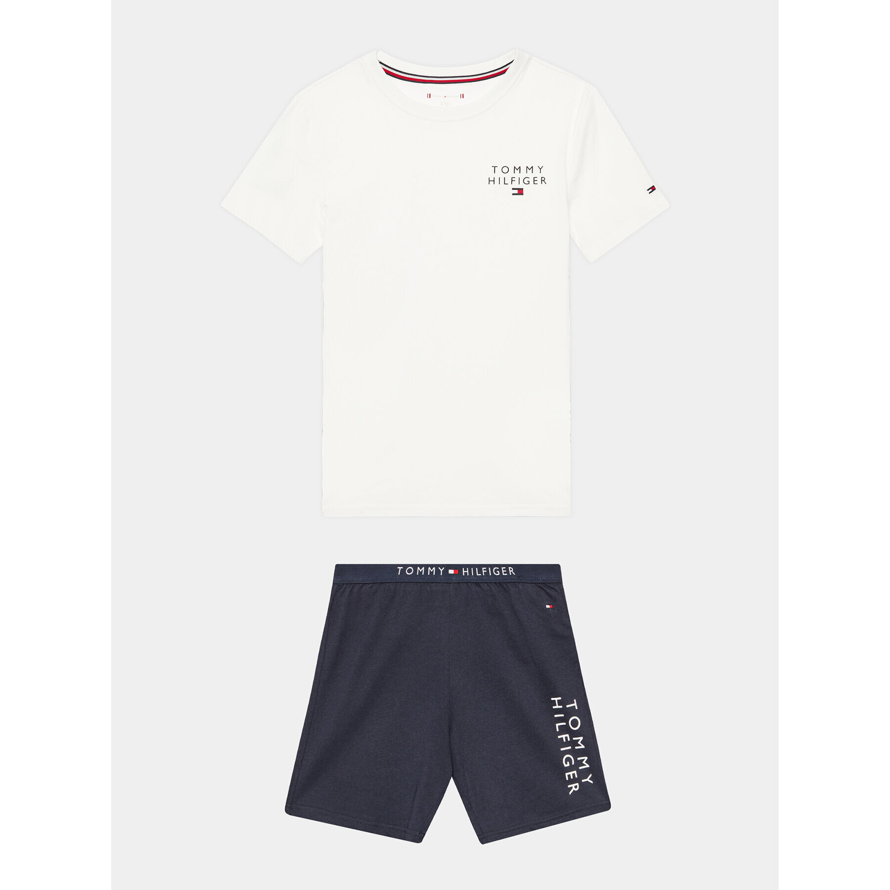 Tommy Hilfiger Pyžamo UB0UB00494 Biela Regular Fit - Pepit.sk