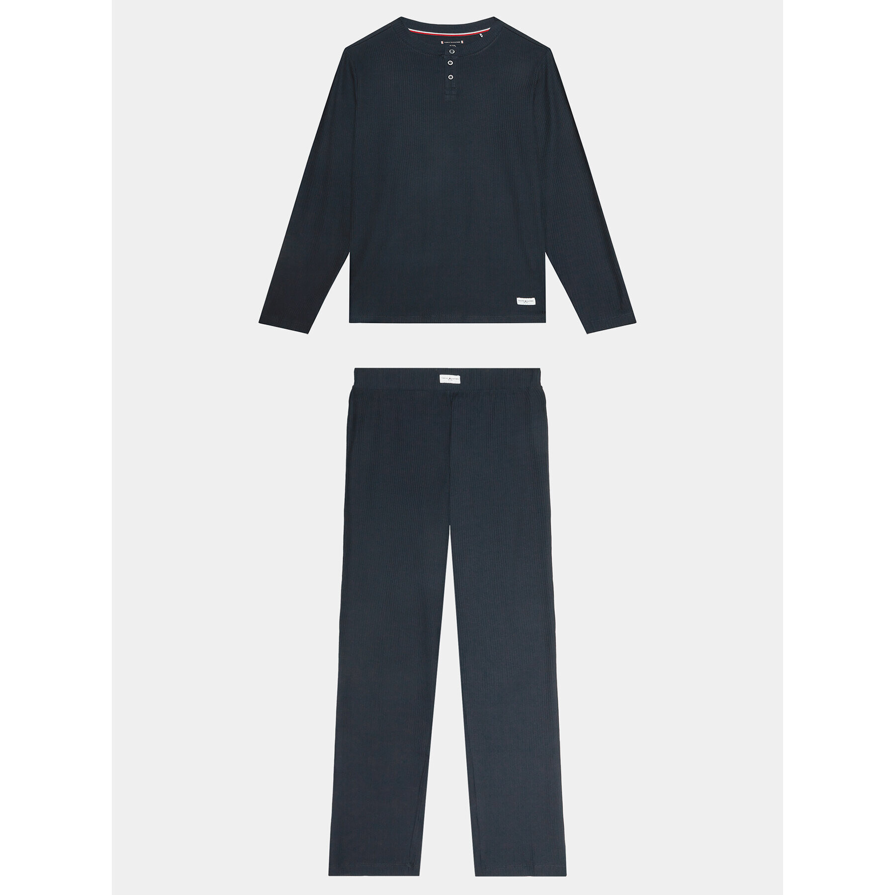 Tommy Hilfiger Pyžamo UB0UB00507 Tmavomodrá Regular Fit - Pepit.sk