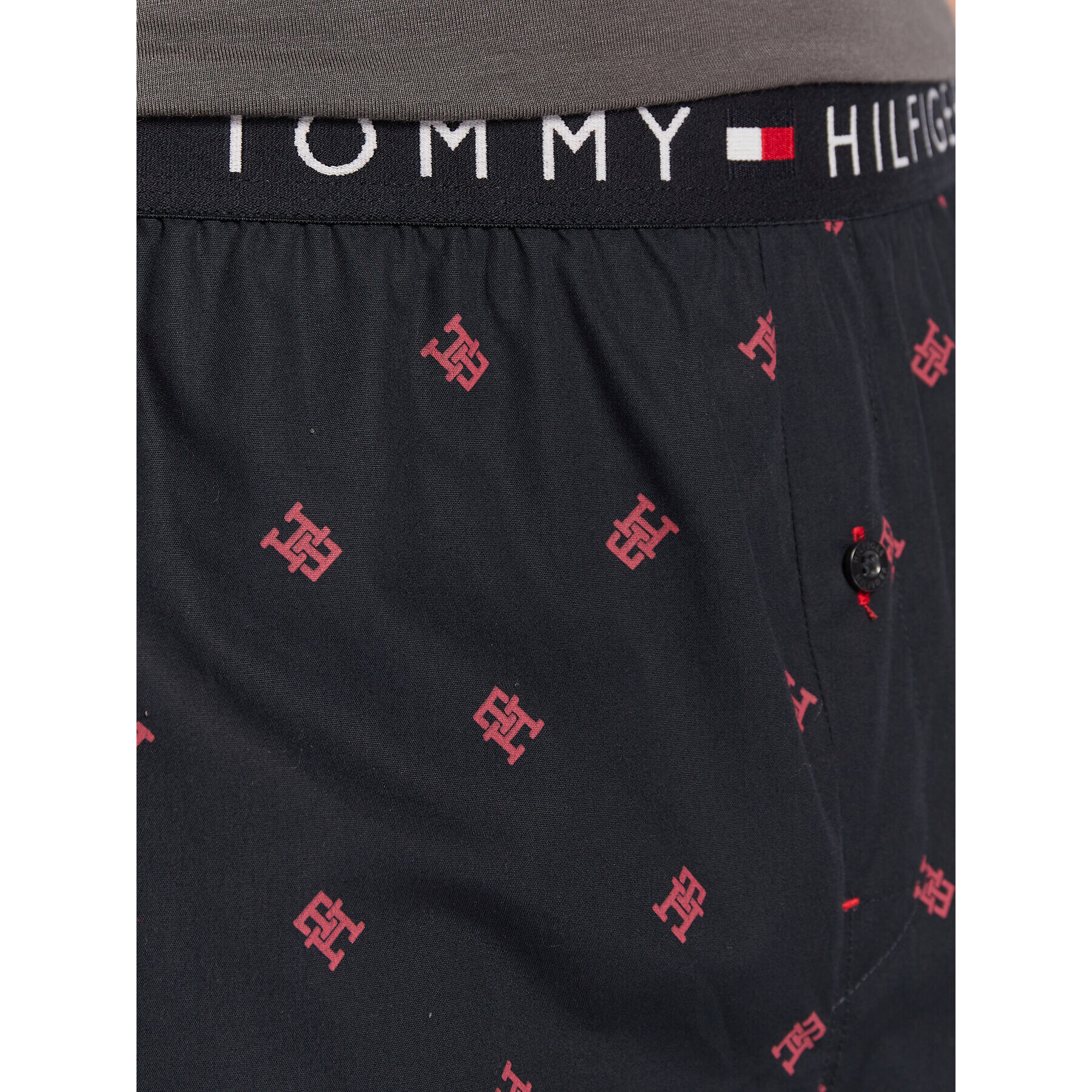 Tommy Hilfiger Pyžamové nohavice UM0UM01920 Tmavomodrá Regular Fit - Pepit.sk