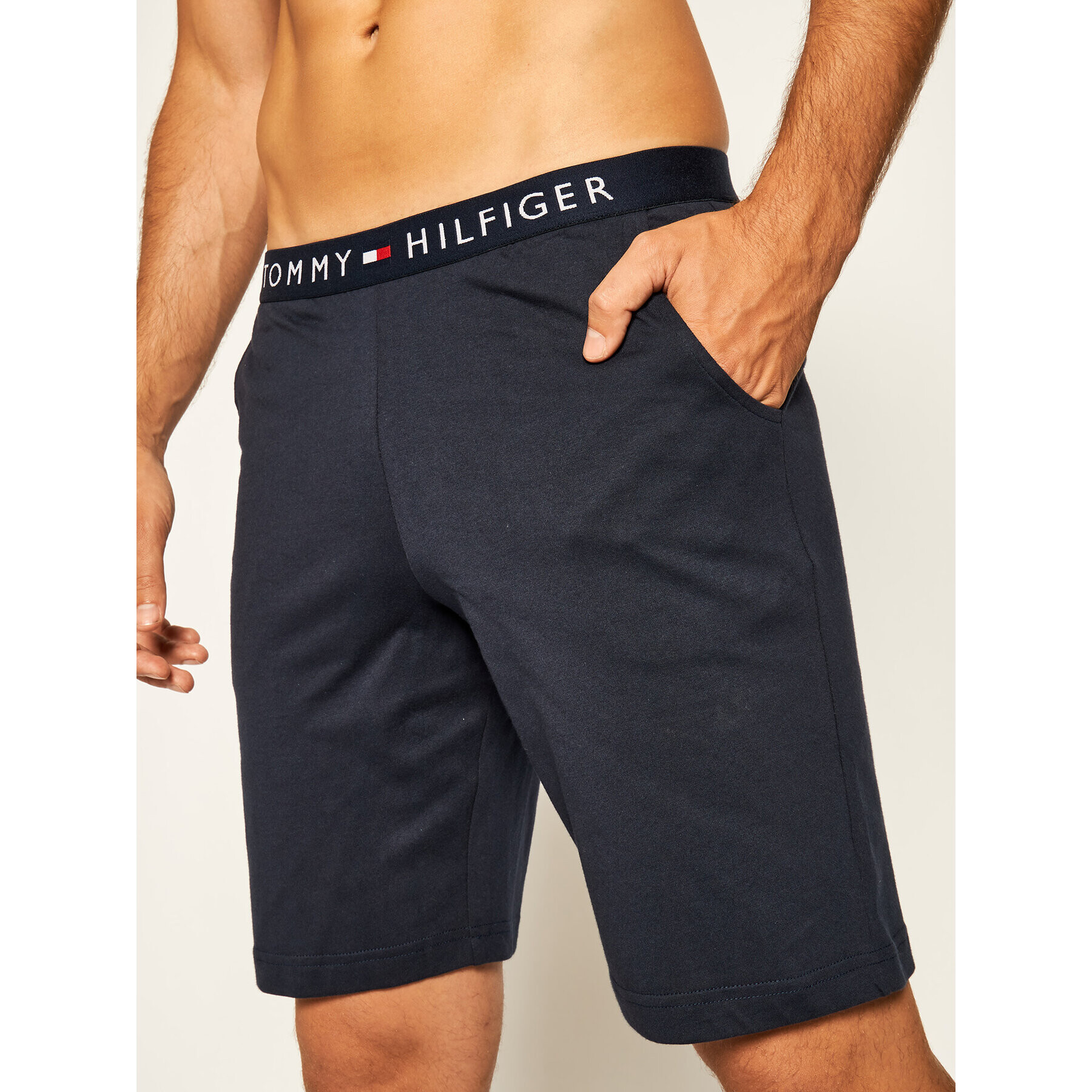 Tommy Hilfiger Pyžamové šortky Jersey Short UM0UM01203 Tmavomodrá - Pepit.sk