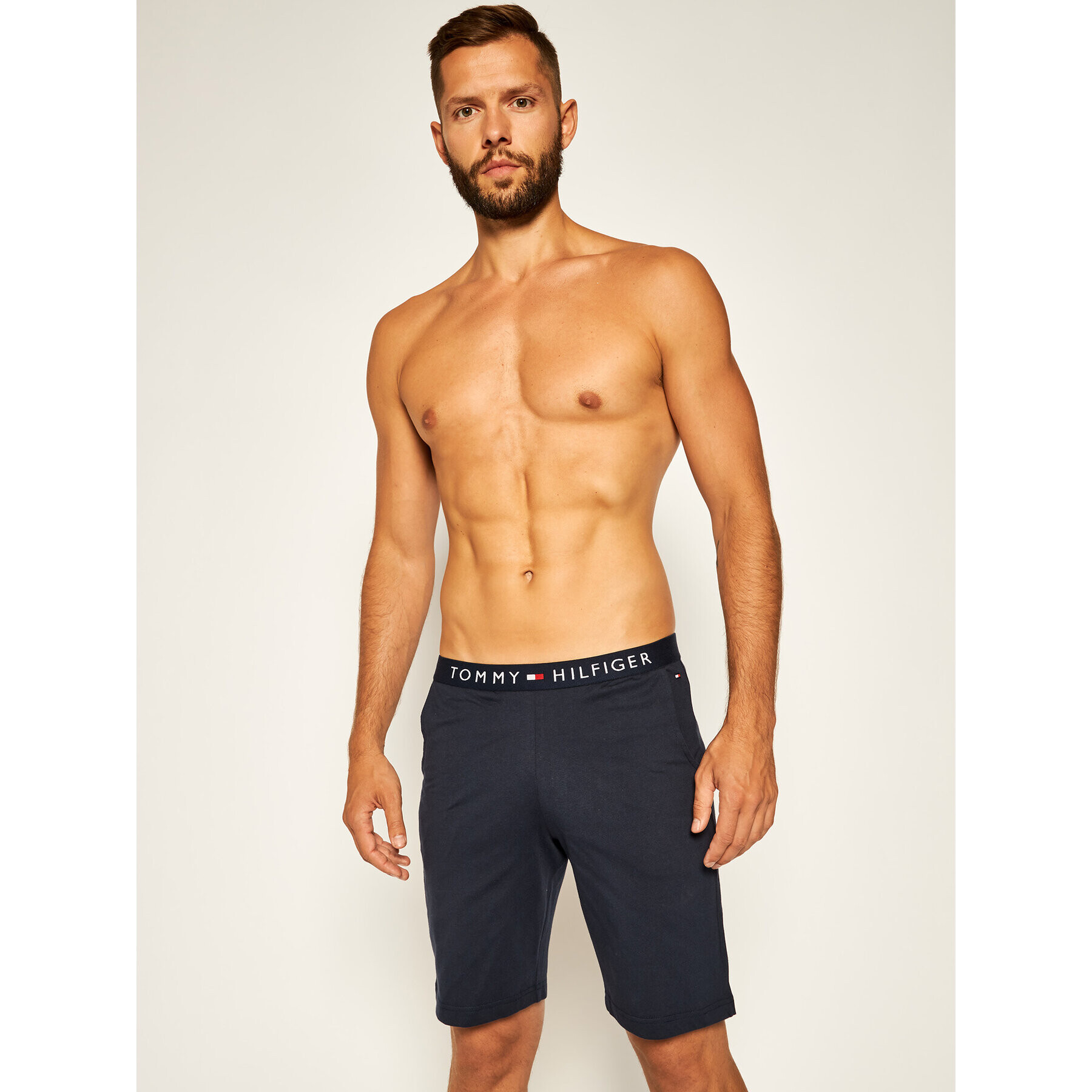 Tommy Hilfiger Pyžamové šortky Jersey Short UM0UM01203 Tmavomodrá - Pepit.sk