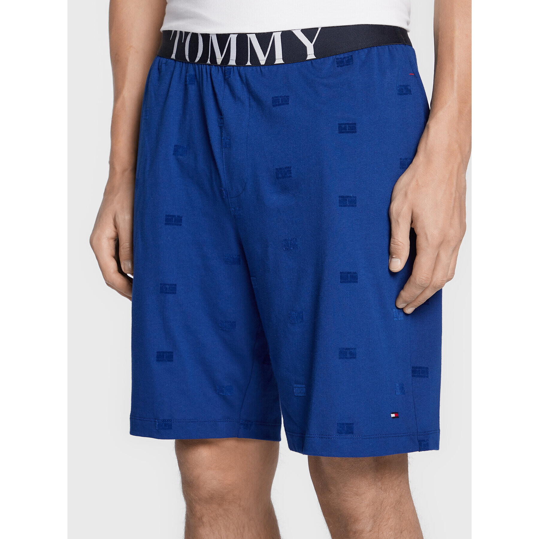 Tommy Hilfiger Pyžamové šortky UM0UM02394 Modrá Regular Fit - Pepit.sk