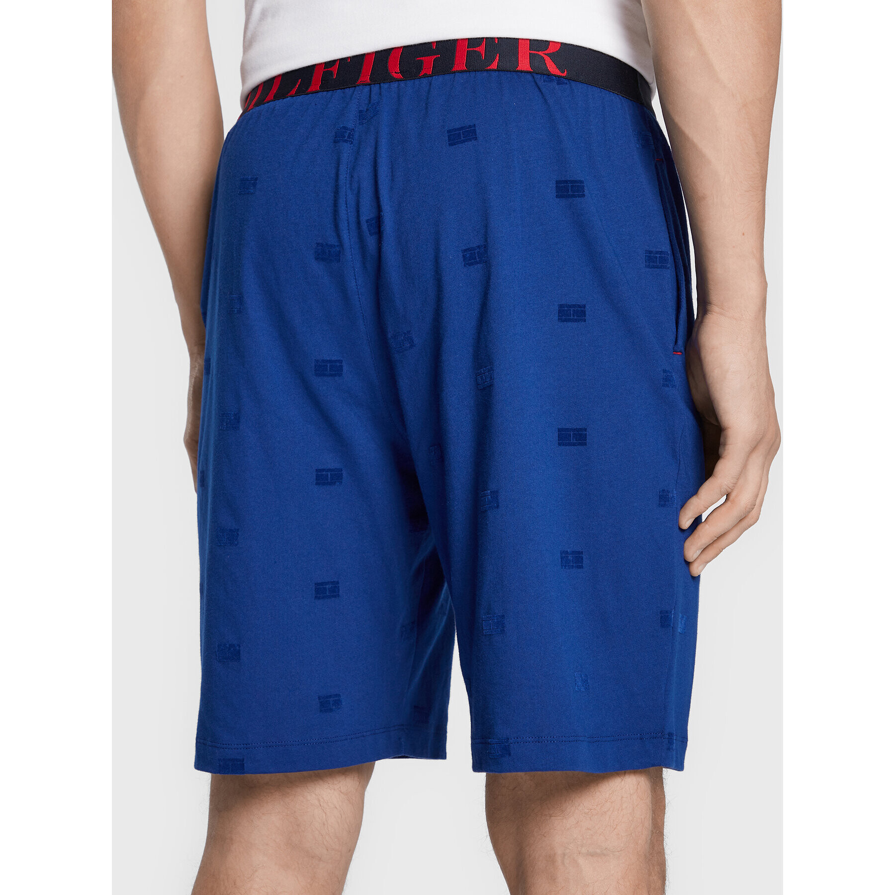 Tommy Hilfiger Pyžamové šortky UM0UM02394 Modrá Regular Fit - Pepit.sk