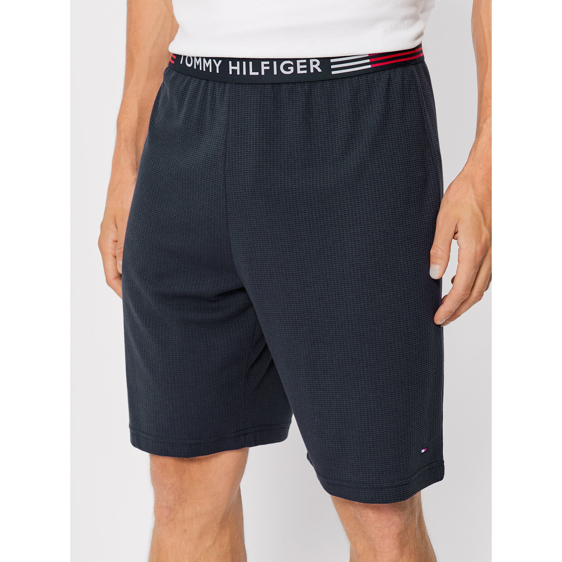 Tommy Hilfiger Pyžamové šortky UM0UM02523 Tmavomodrá Regular Fit - Pepit.sk