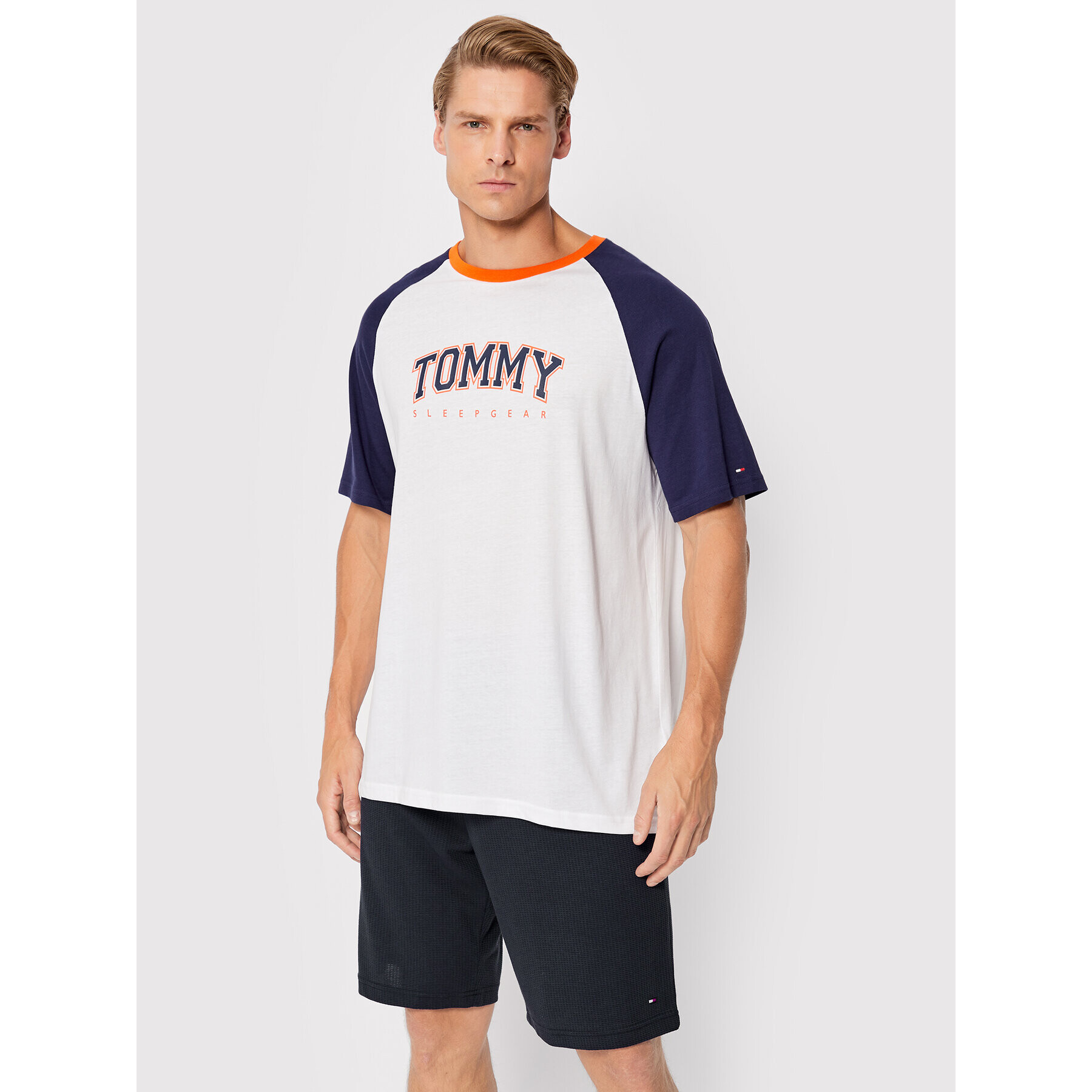 Tommy Hilfiger Pyžamové šortky UM0UM02523 Tmavomodrá Regular Fit - Pepit.sk