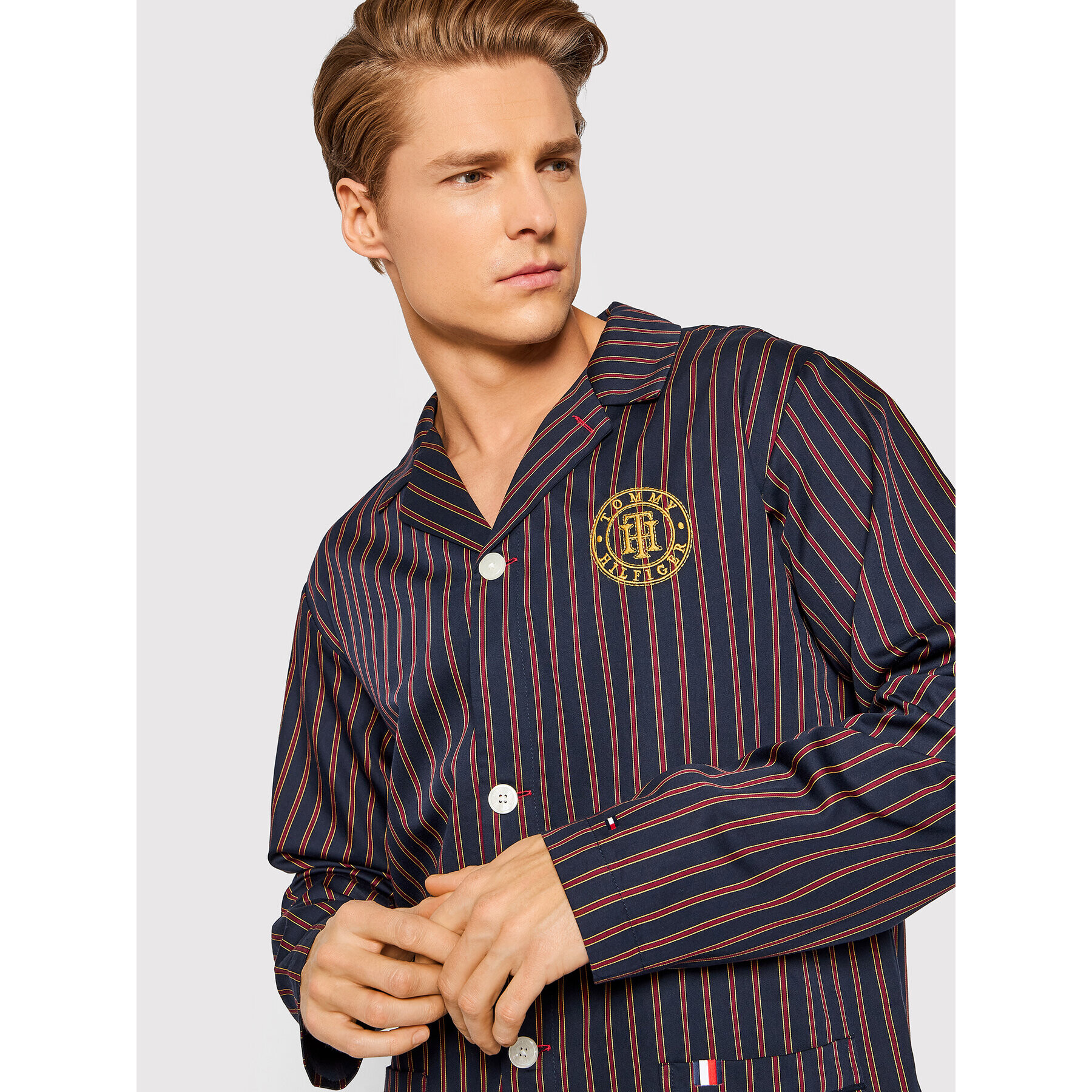 Tommy Hilfiger Pyžamový top Pj UM0UM02377 Tmavomodrá Regular Fit - Pepit.sk