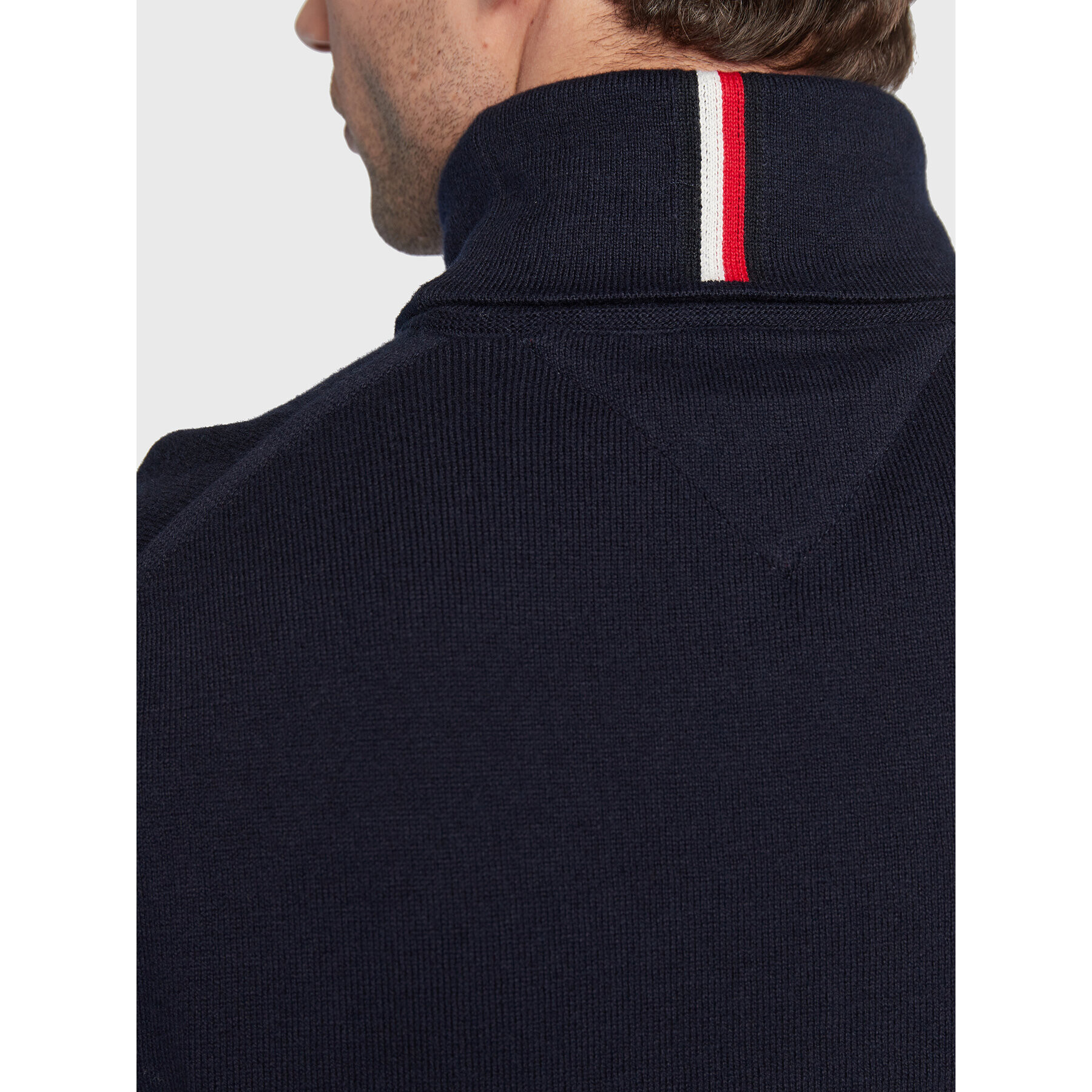 Tommy Hilfiger Rolák Pima MW0MW28048 Tmavomodrá Regular Fit - Pepit.sk