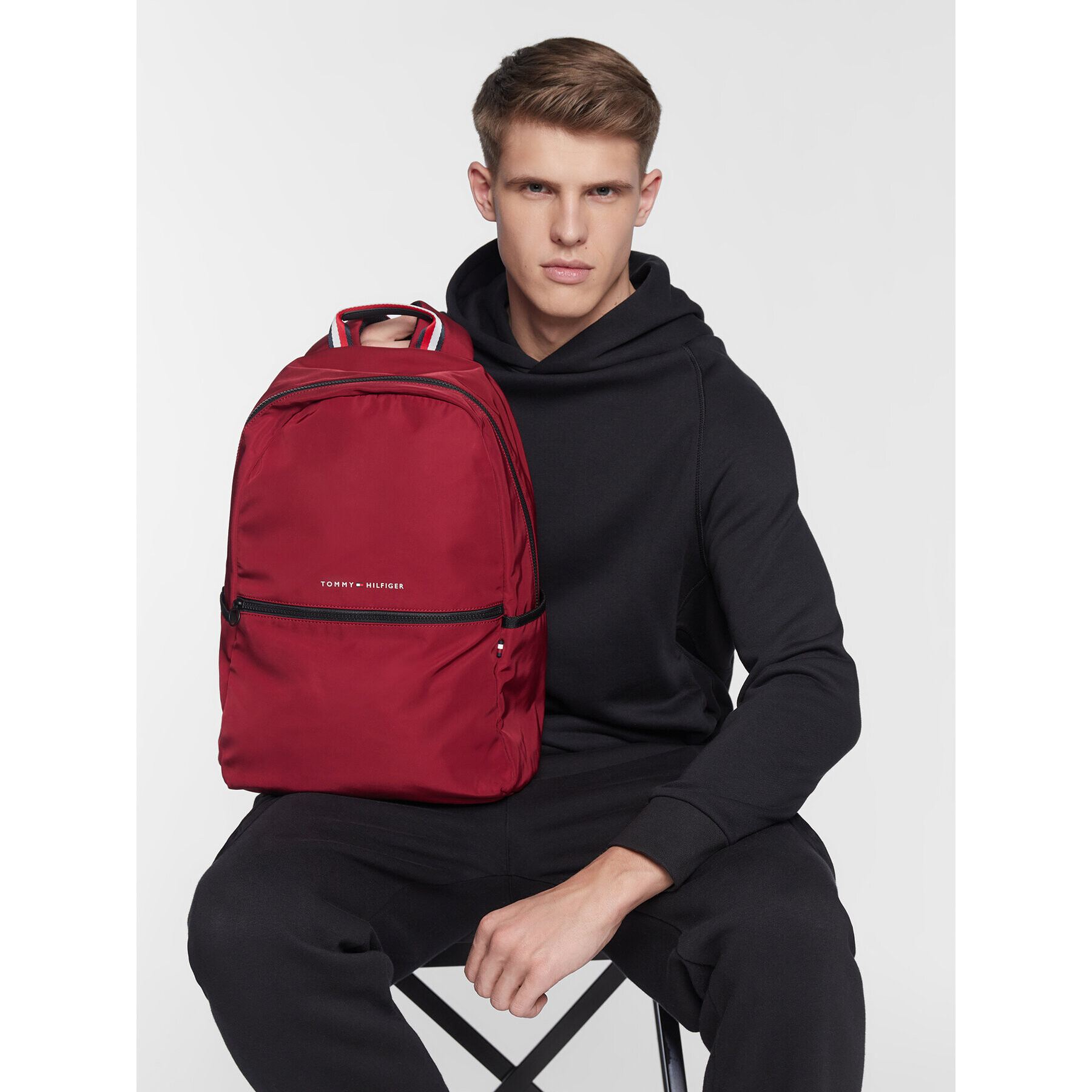 Tommy Hilfiger Ruksak Th Horizon Backpack AM0AM10547 Bordová - Pepit.sk