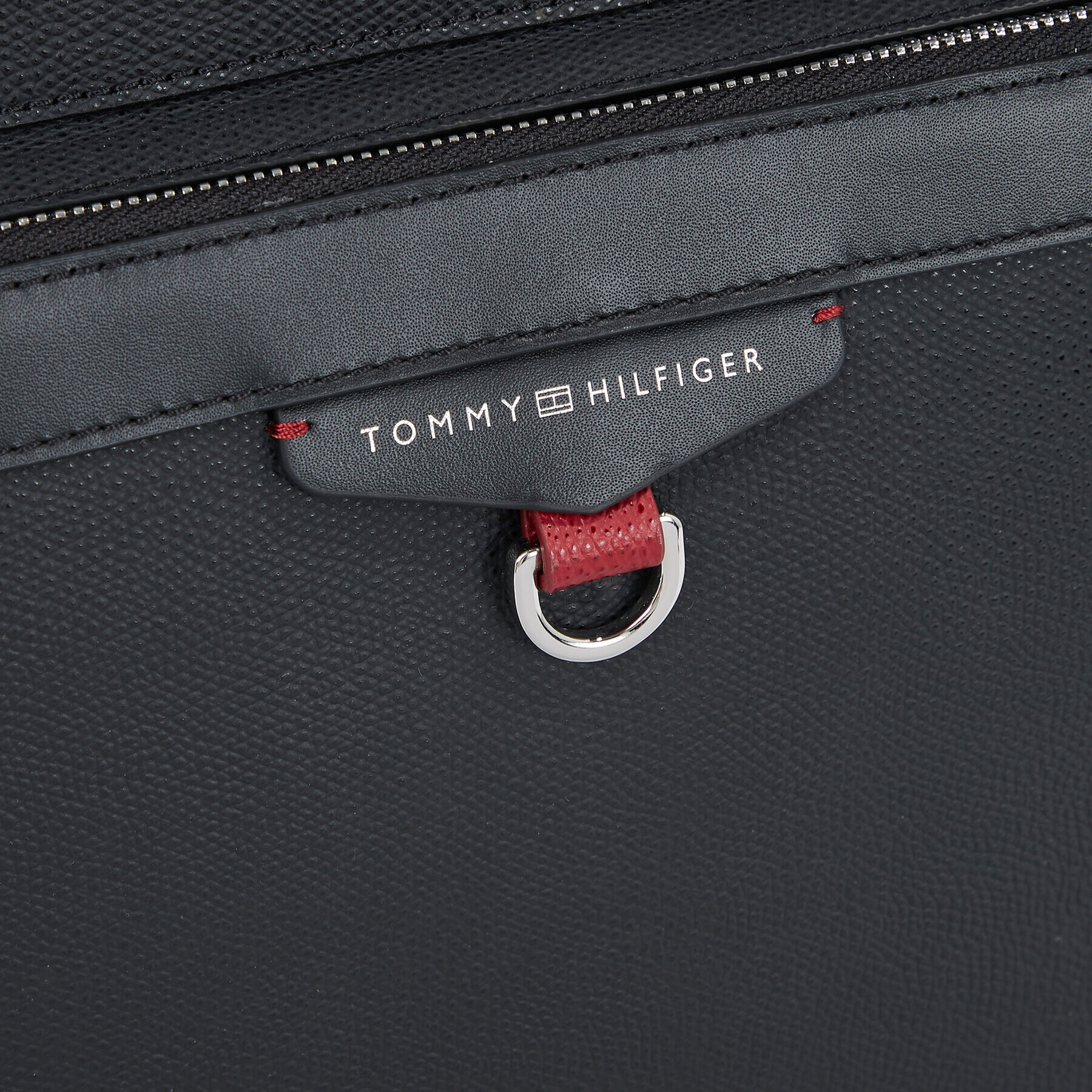 Tommy Hilfiger Ruksak Th Structured Leather Backpack AM0AM11561 Čierna - Pepit.sk