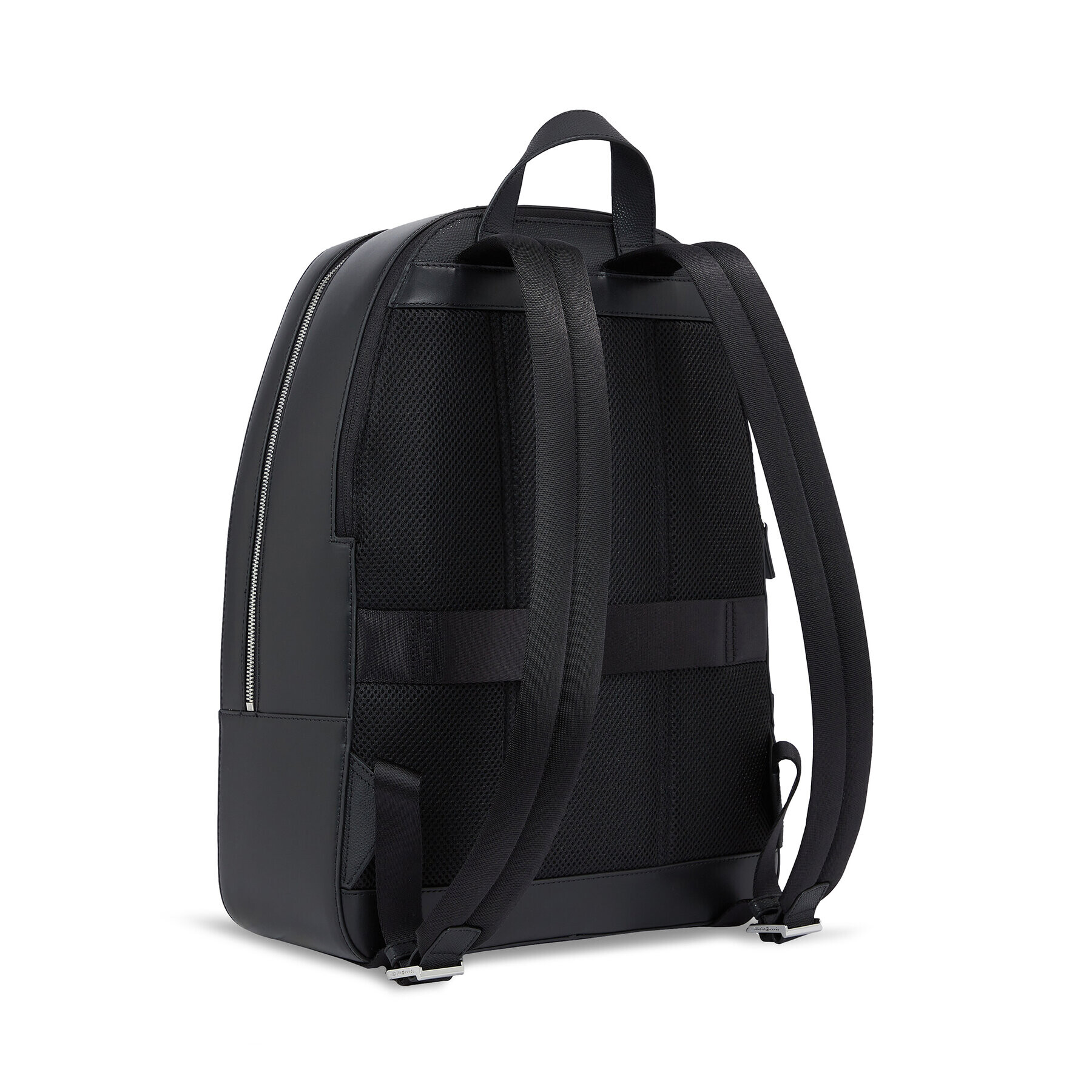 Tommy Hilfiger Ruksak Th Structured Leather Backpack AM0AM11561 Čierna - Pepit.sk