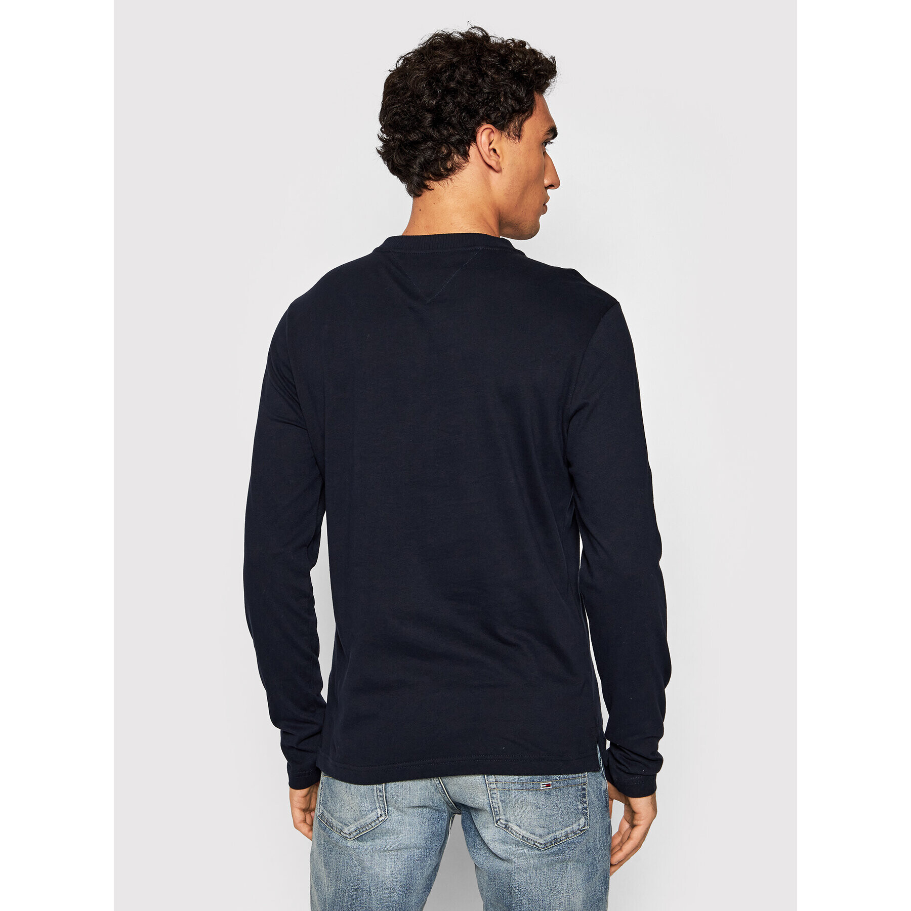 Tommy Hilfiger S dlhými rukávmi Classic Henley MW0MW20159 Tmavomodrá Regular Fit - Pepit.sk