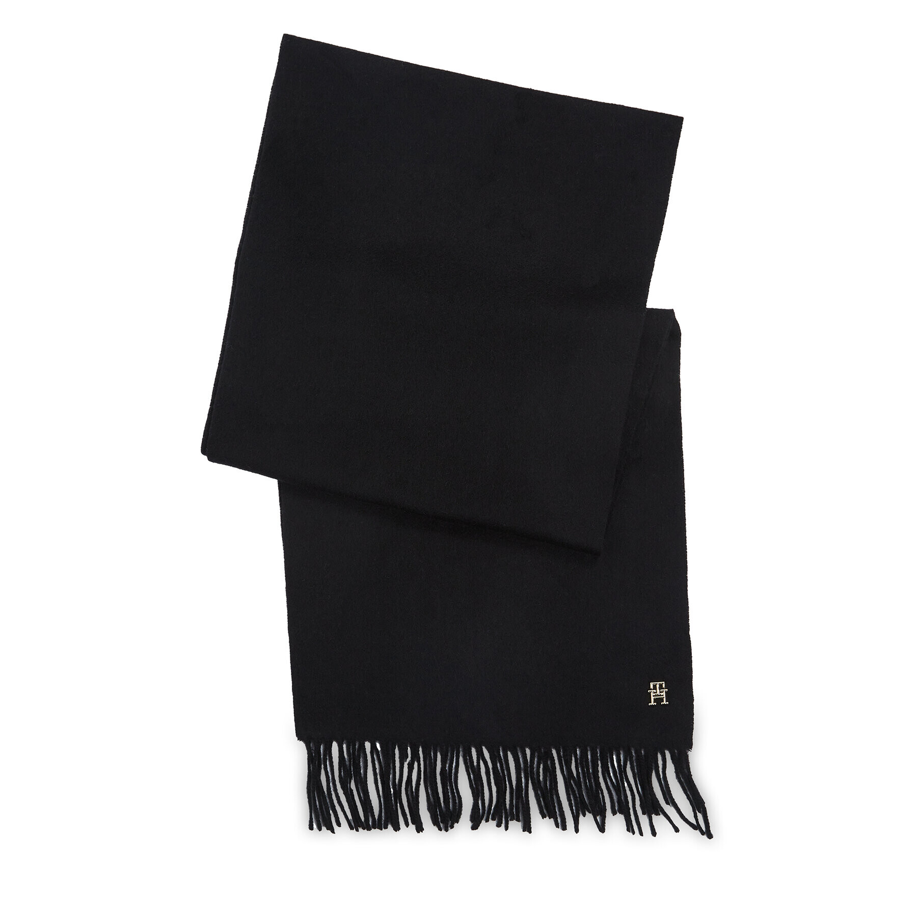 Tommy Hilfiger Šál Cashmere Chic Woven Scarf AW0AW15344 Čierna - Pepit.sk