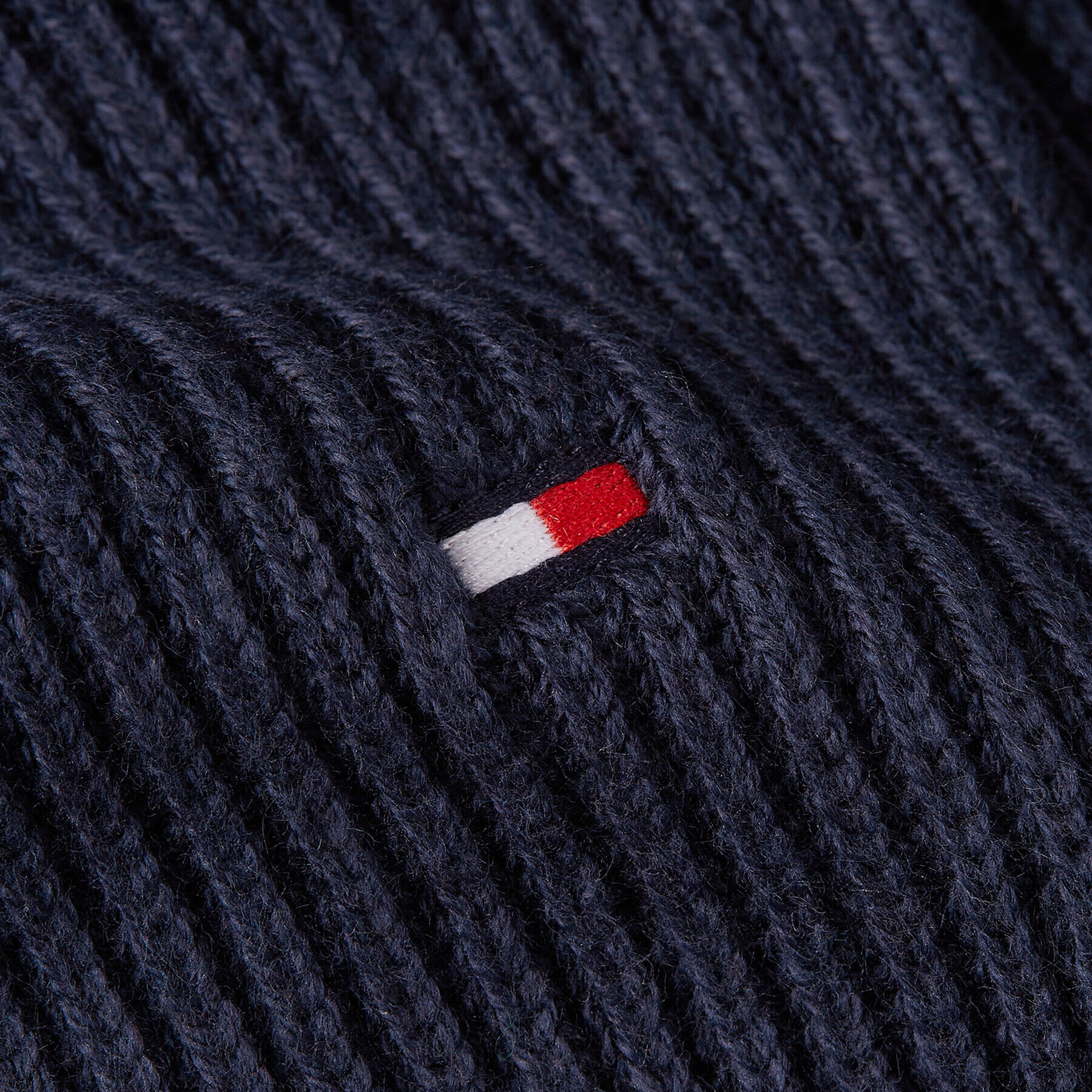 Tommy Hilfiger Šál Essential Flag Scarf AM0AM11480 Tmavomodrá - Pepit.sk