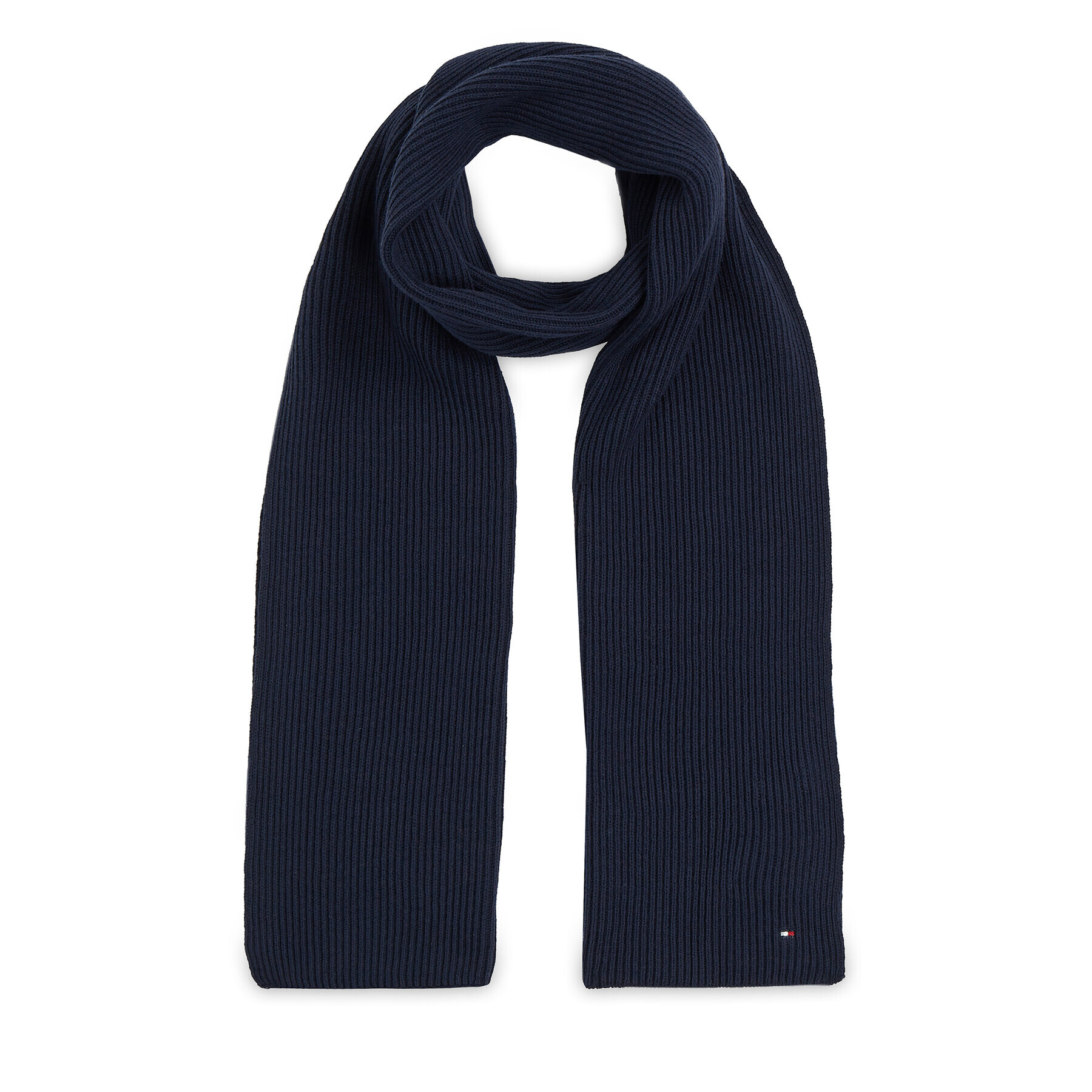 Tommy Hilfiger Šál Essential Flag Scarf AW0AW15348 Tmavomodrá - Pepit.sk