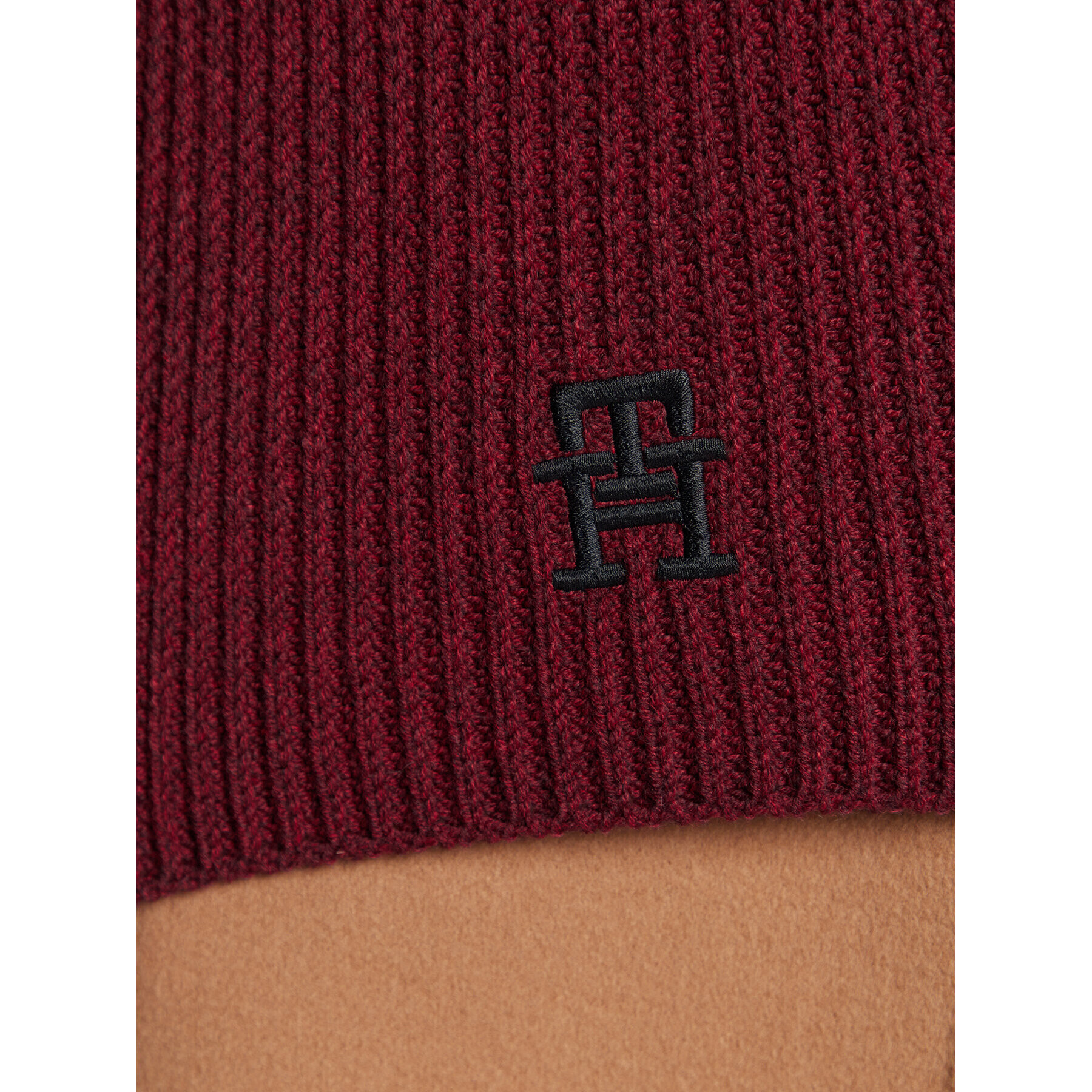 Tommy Hilfiger Šál Monogram AW0AW14288 Bordová - Pepit.sk