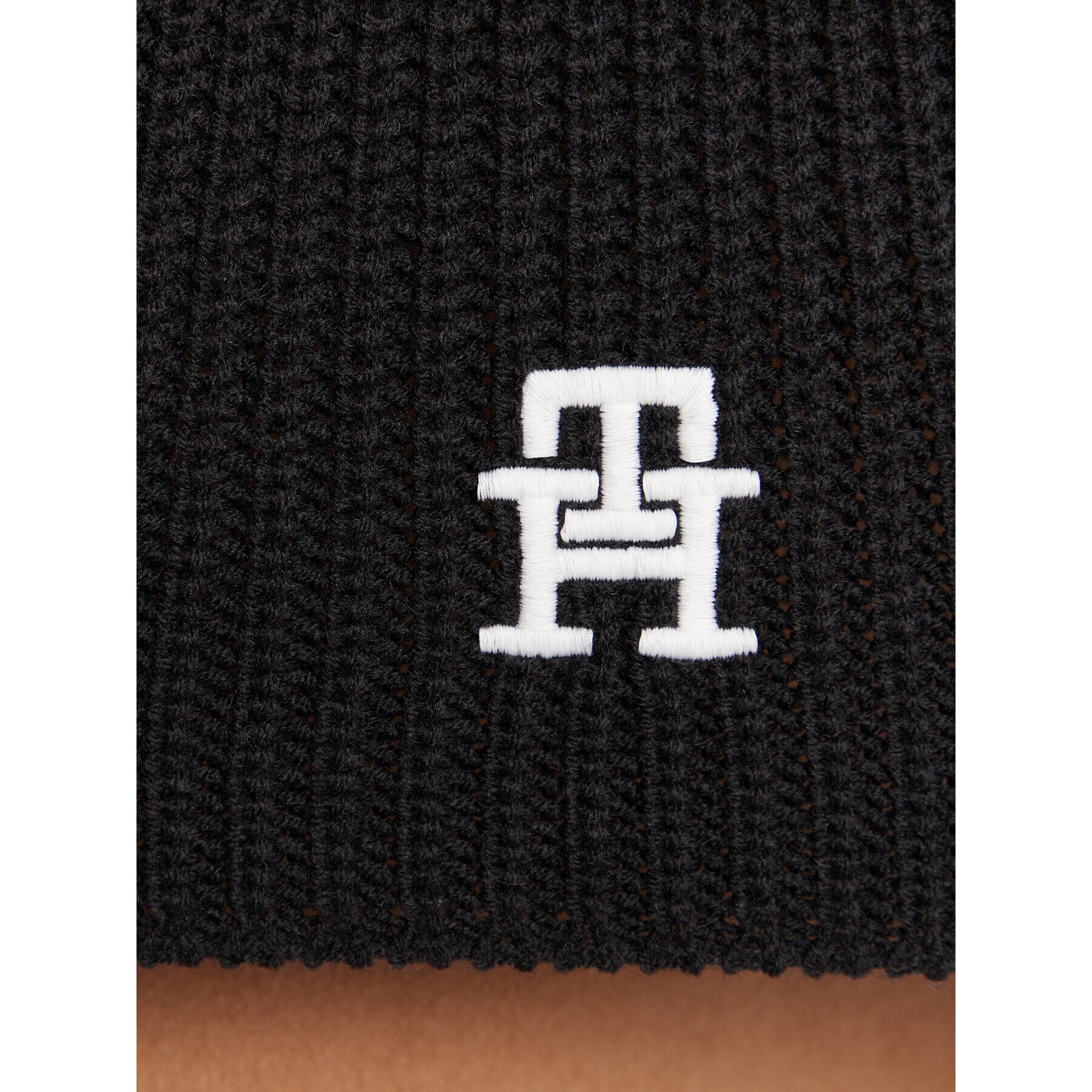 Tommy Hilfiger Šál Monogram AW0AW14288 Čierna - Pepit.sk