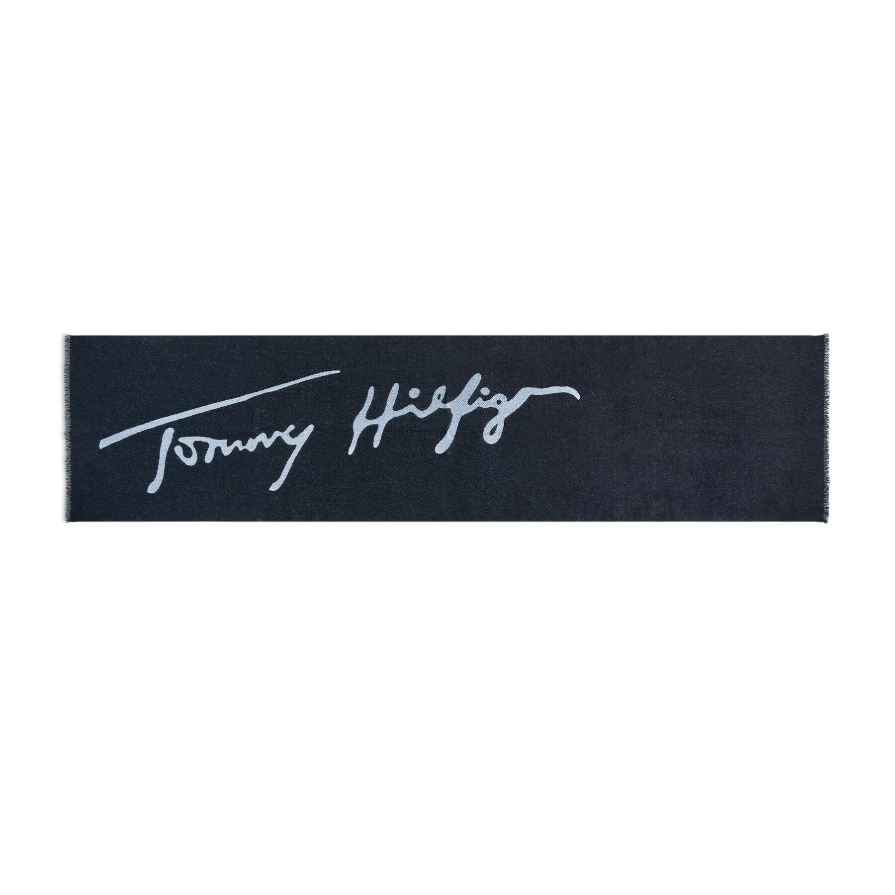 Tommy Hilfiger Šál Signature Fresh Scarf AW0AW10727 Tmavomodrá - Pepit.sk