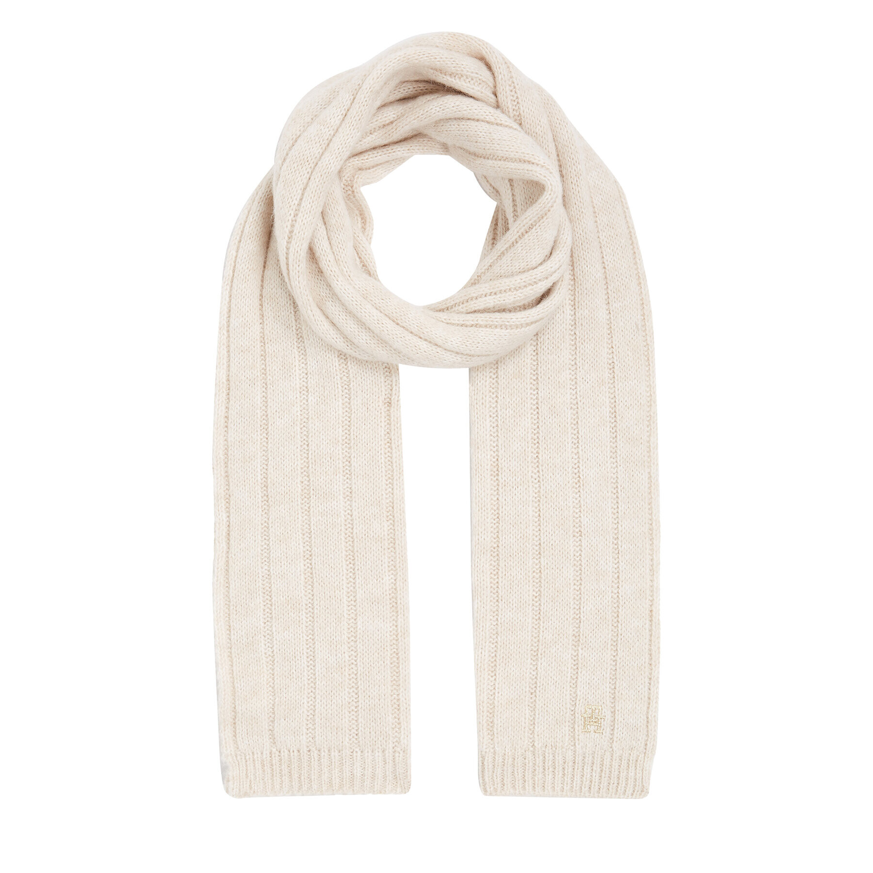 Tommy Hilfiger Šál Th Timeless Scarf AW0AW15351 Écru - Pepit.sk