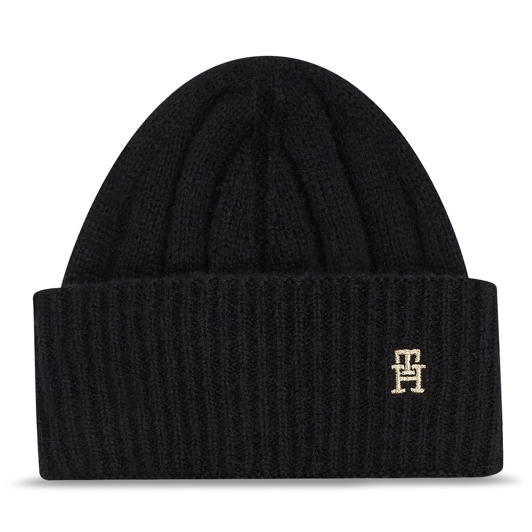 Tommy Hilfiger Set čiapka a šál Th Timeless Beanie + Scarf AW0AW15367BDS Čierna - Pepit.sk