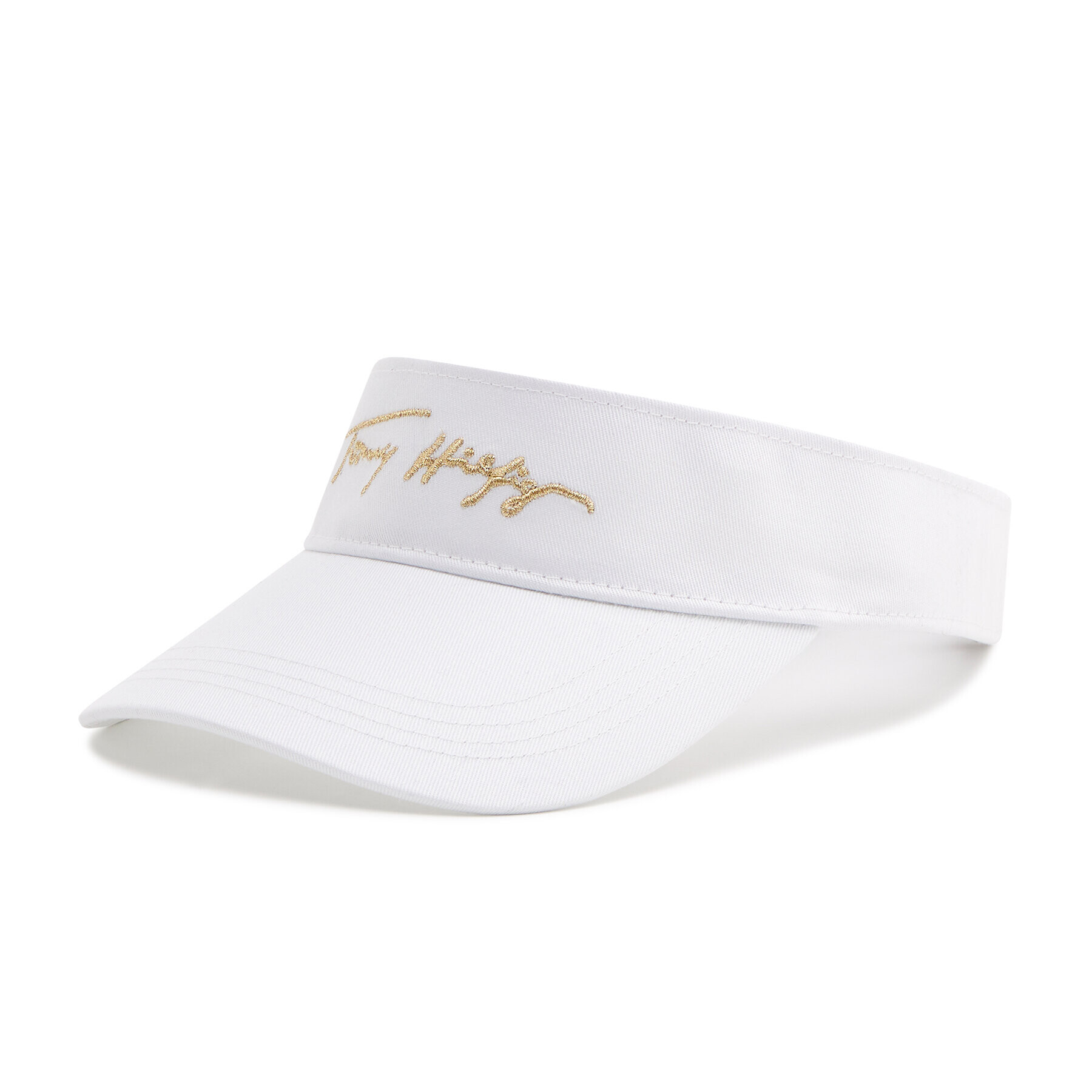 Tommy Hilfiger Šilt Signature Visor AW0AW09840 Biela - Pepit.sk