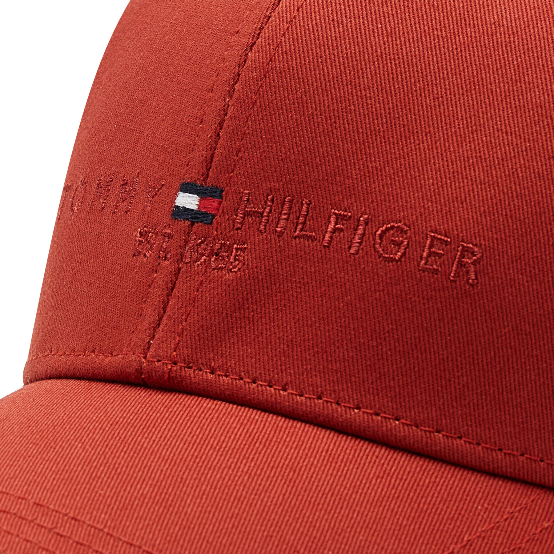 Tommy Hilfiger Šiltovka Th Established Cap AM0AM08277 Červená - Pepit.sk