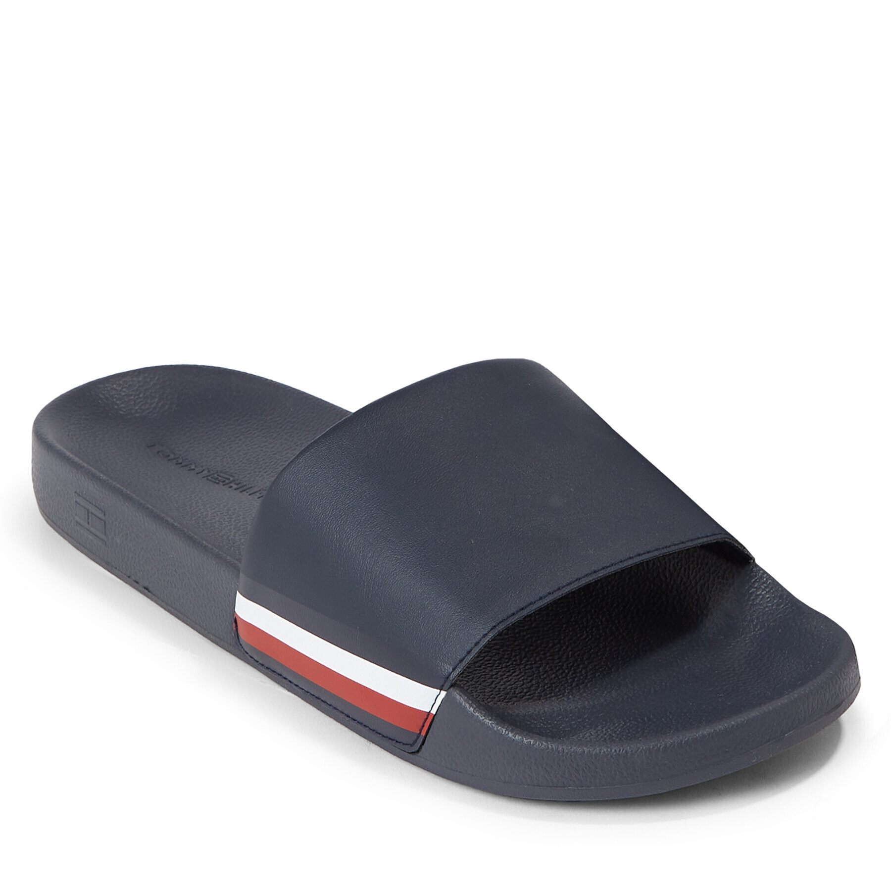 Tommy Hilfiger Šľapky Corporate Hilfiger Pool Slide FM0FM04853 Modrá - Pepit.sk