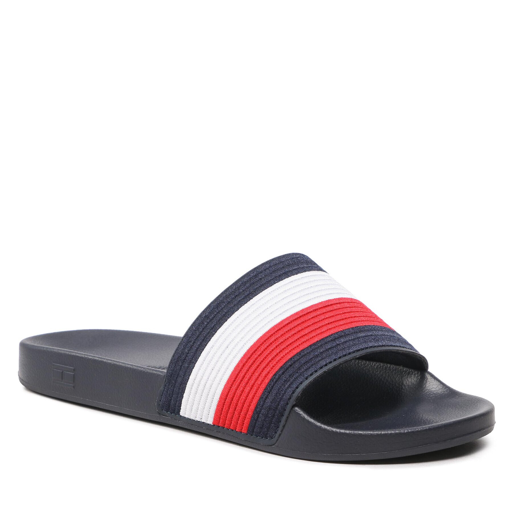 Tommy Hilfiger Šľapky Corporate Pool Slide FM0FM04348 Tmavomodrá - Pepit.sk