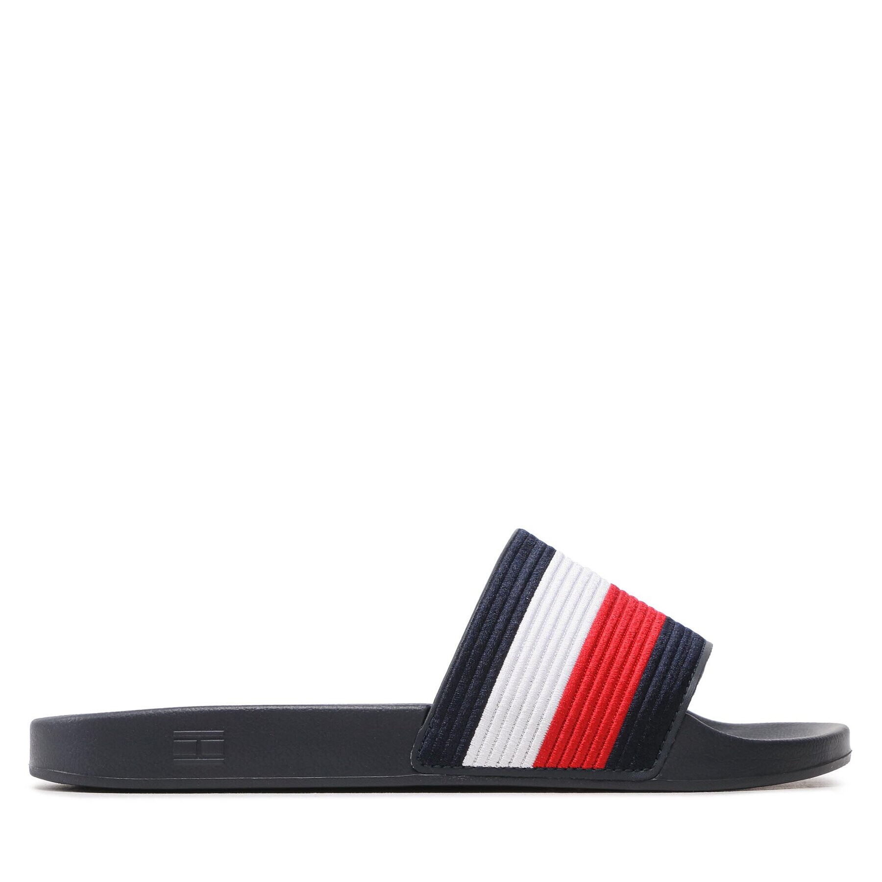 Tommy Hilfiger Šľapky Corporate Pool Slide FM0FM04348 Tmavomodrá - Pepit.sk