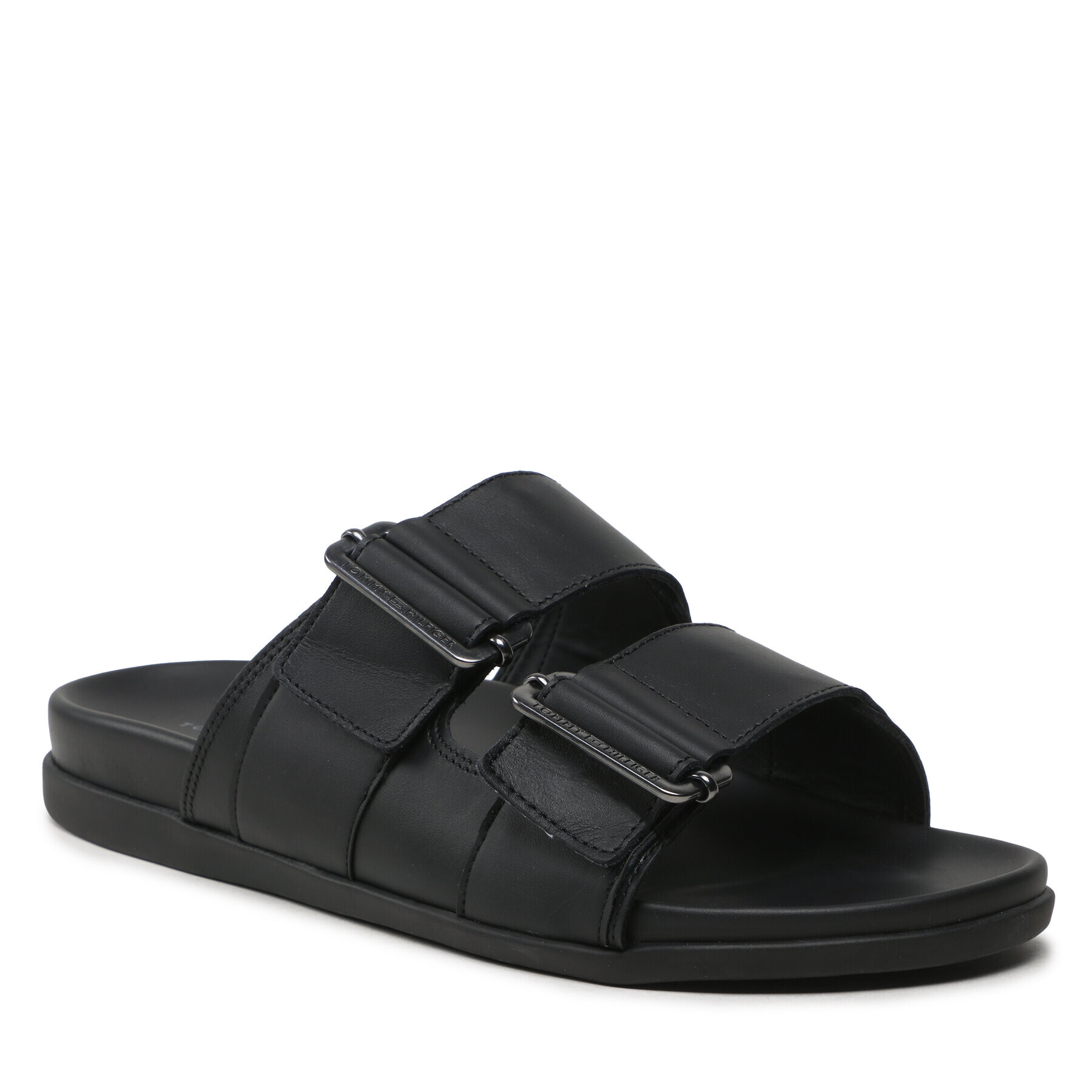 Tommy Hilfiger Šľapky Lth Buckles Sandal FM0FM04796 Čierna - Pepit.sk