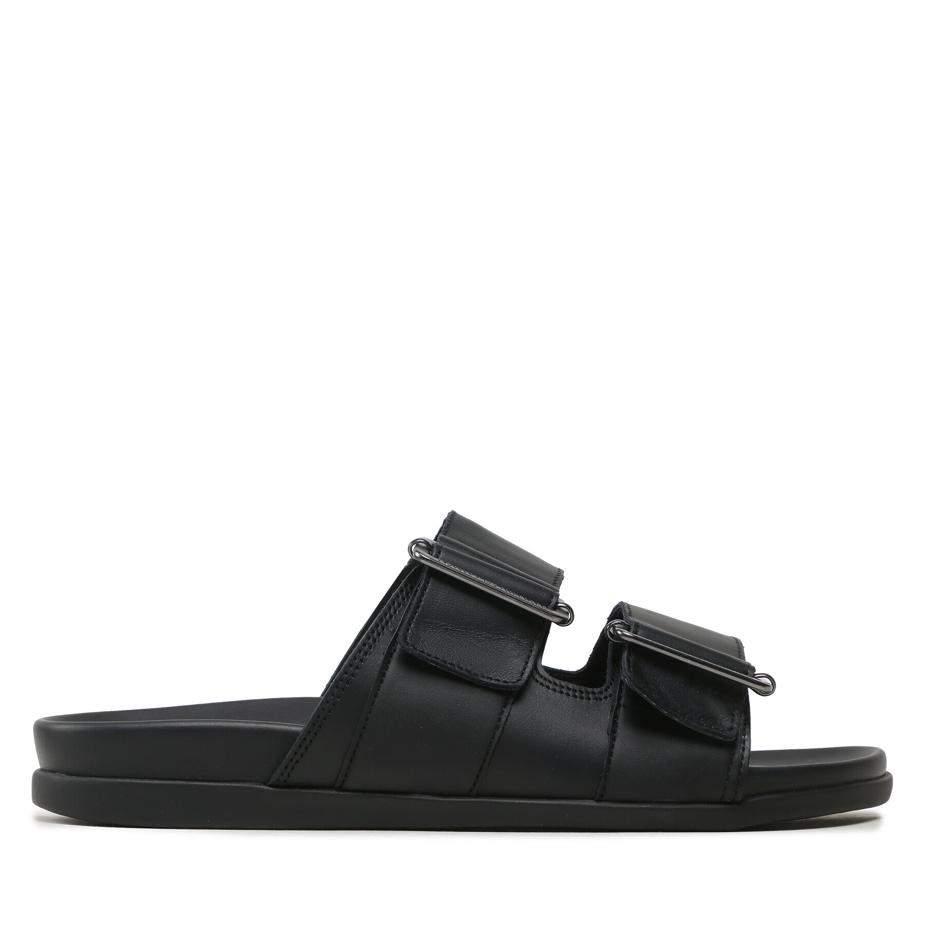 Tommy Hilfiger Šľapky Lth Buckles Sandal FM0FM04796 Čierna - Pepit.sk