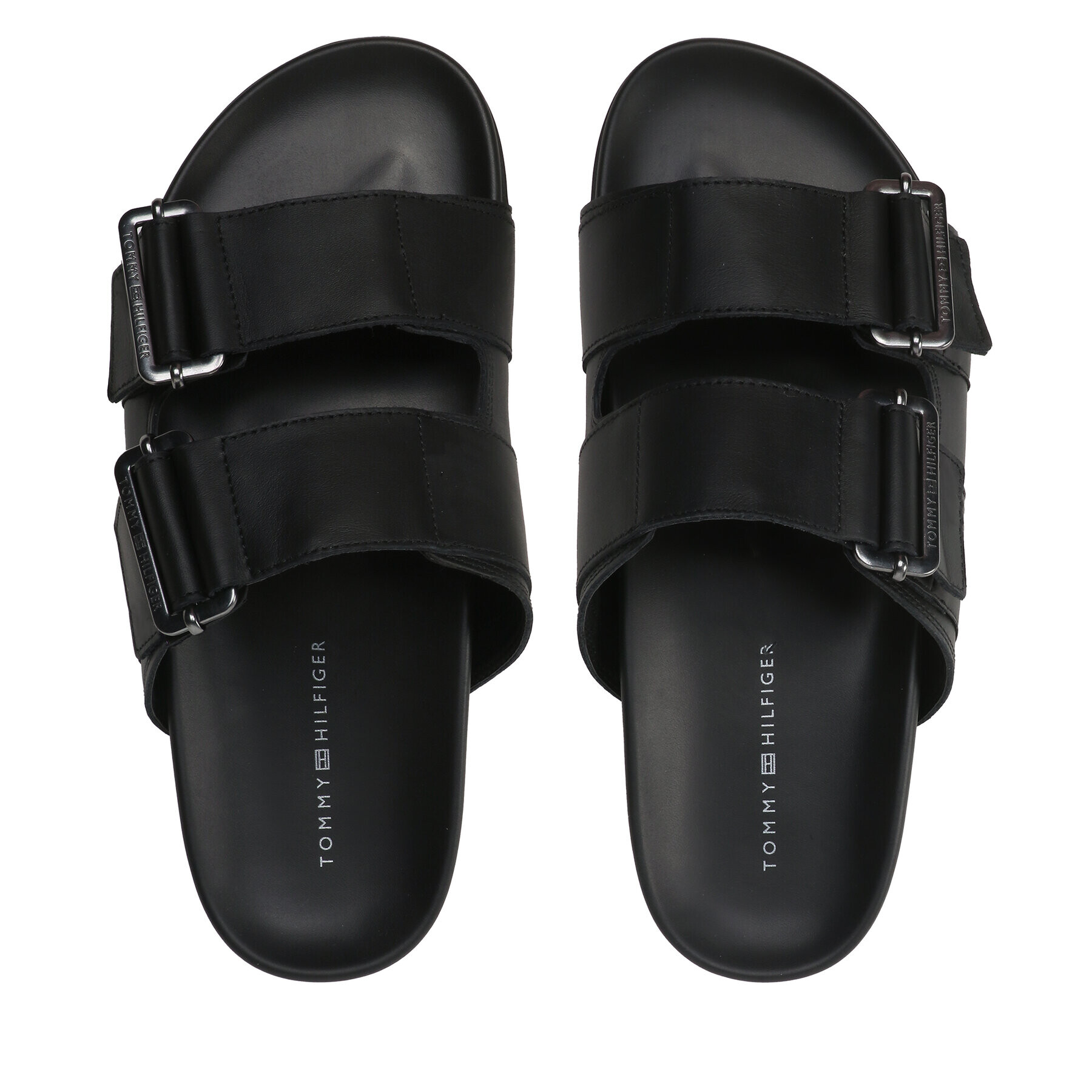 Tommy Hilfiger Šľapky Lth Buckles Sandal FM0FM04796 Čierna - Pepit.sk