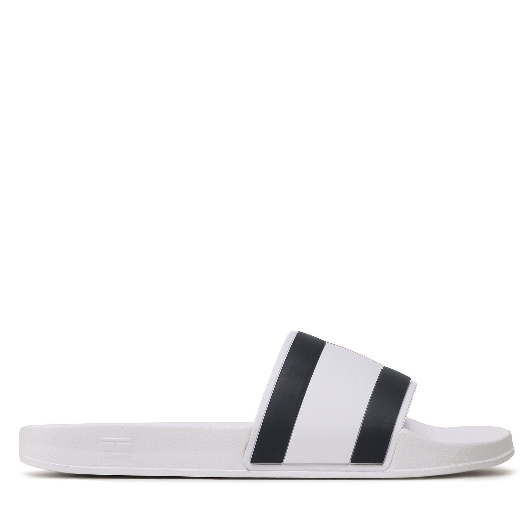 Tommy Hilfiger Šľapky Rubber Th Flag Pool Slide FM0FM04236 Biela - Pepit.sk