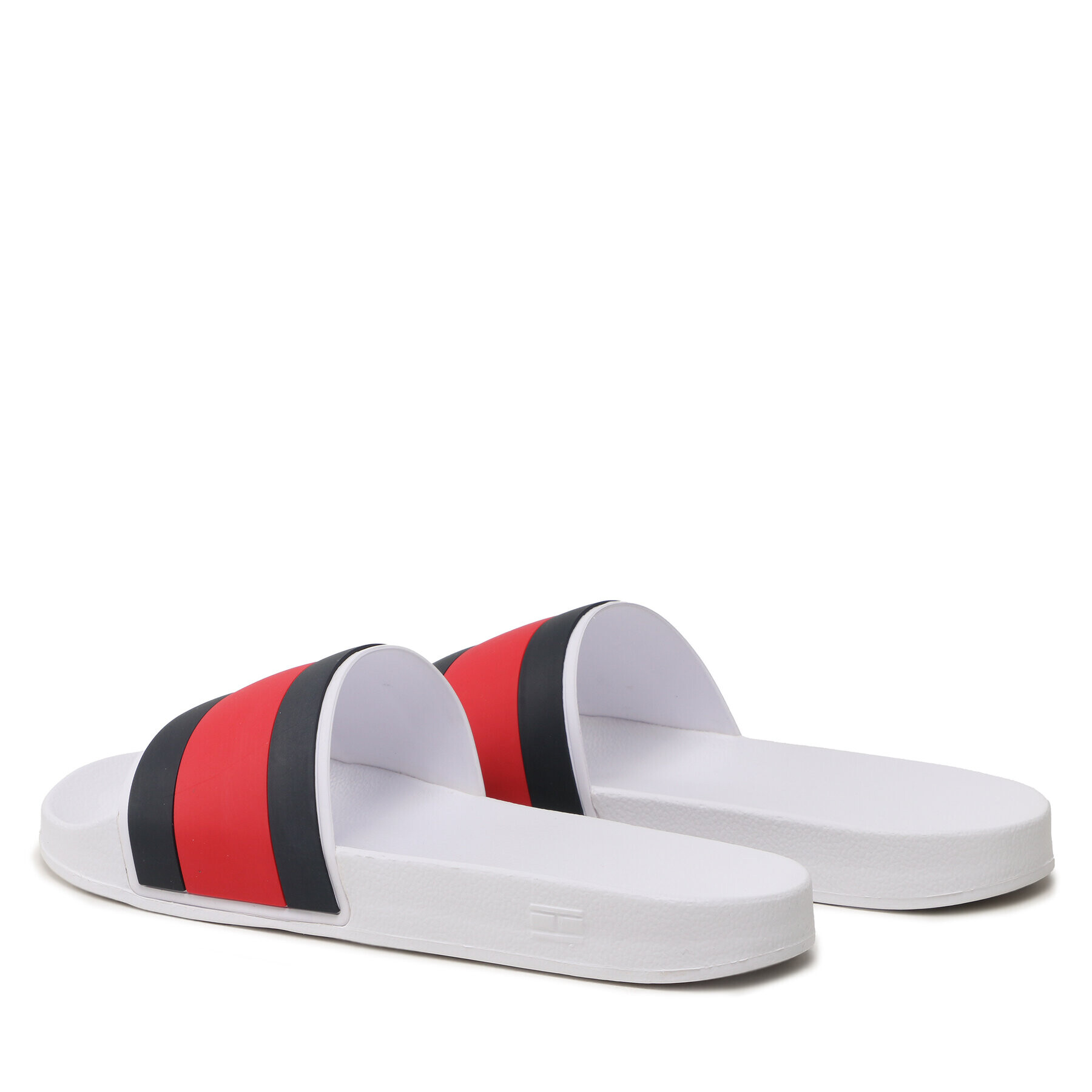 Tommy Hilfiger Šľapky Rubber Th Flag Pool Slide FM0FM04236 Biela - Pepit.sk