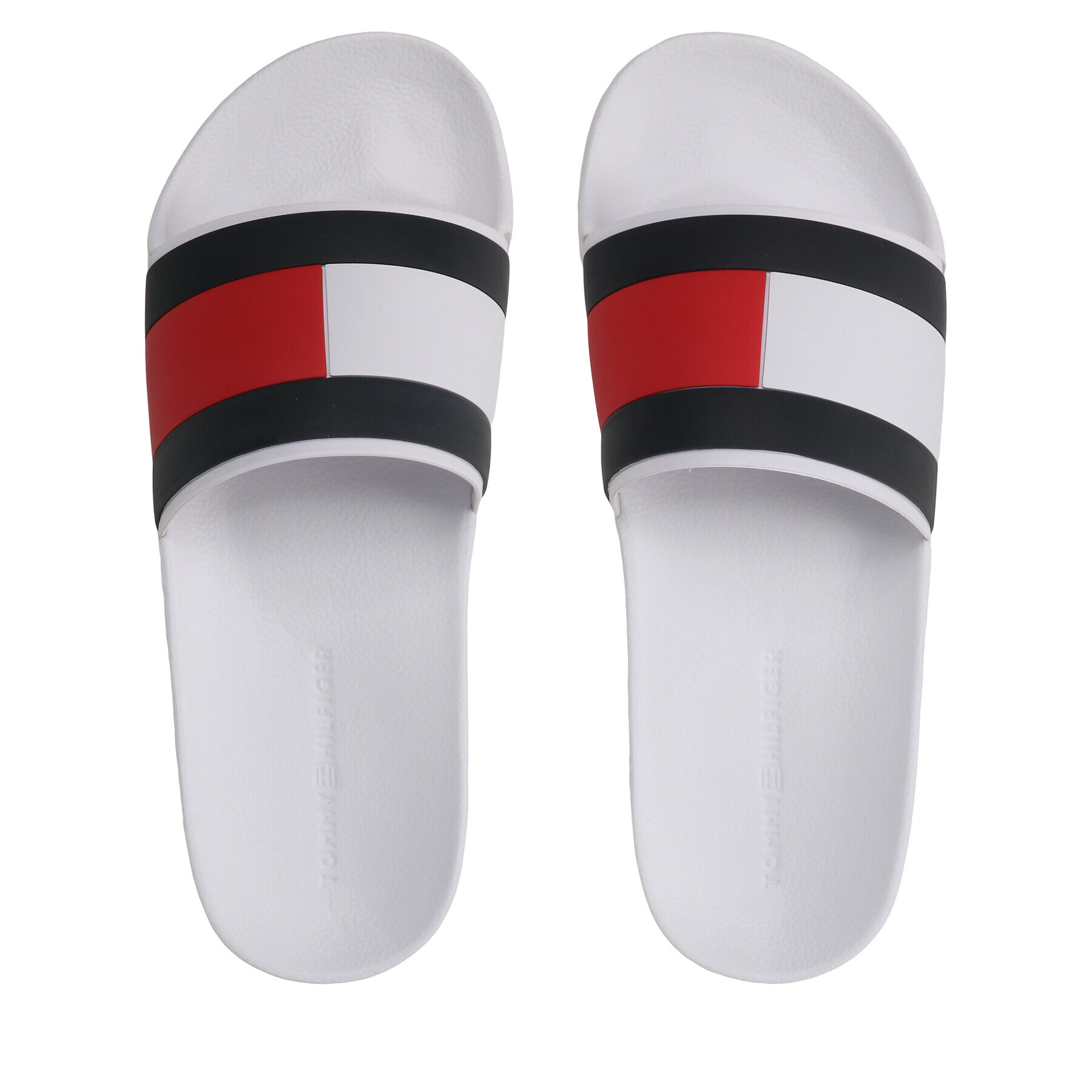 Tommy Hilfiger Šľapky Rubber Th Flag Pool Slide FM0FM04236 Biela - Pepit.sk