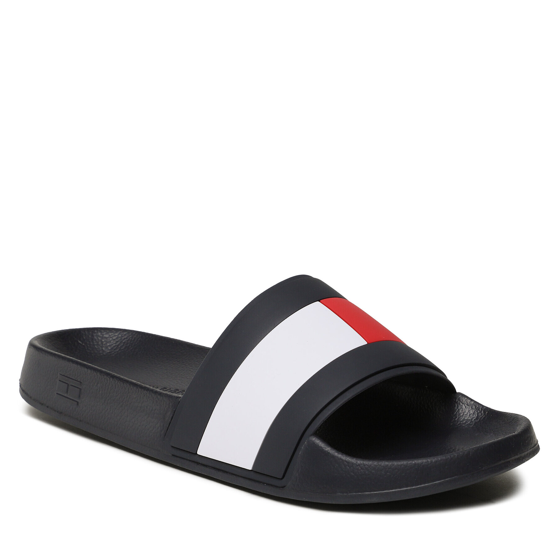 Tommy Hilfiger Šľapky Rubber Th Flag Pool Slide FM0FM04236 Tmavomodrá - Pepit.sk