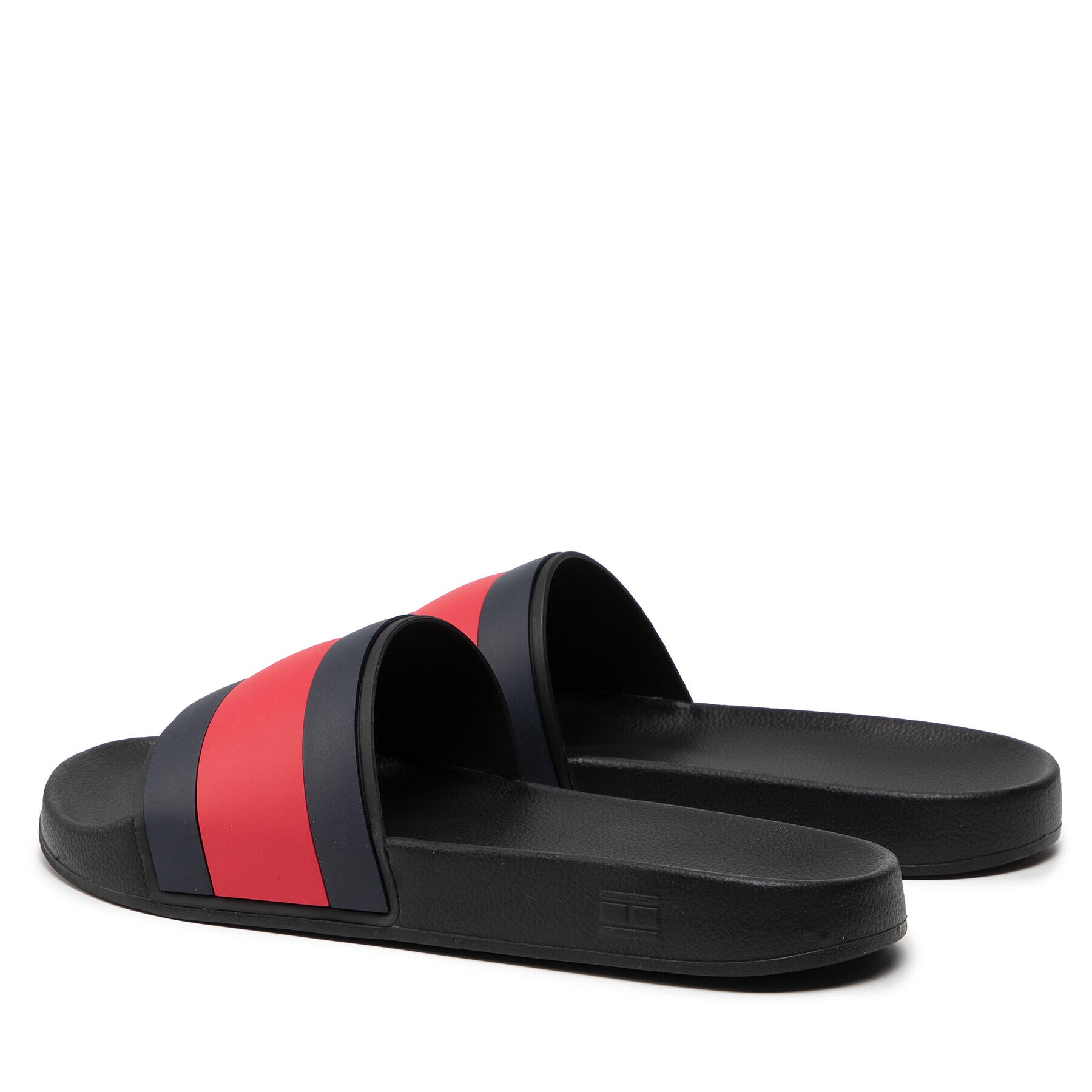 Tommy Hilfiger Šľapky Rubber Th Flag Pool Slide FM0FM04263 Čierna - Pepit.sk