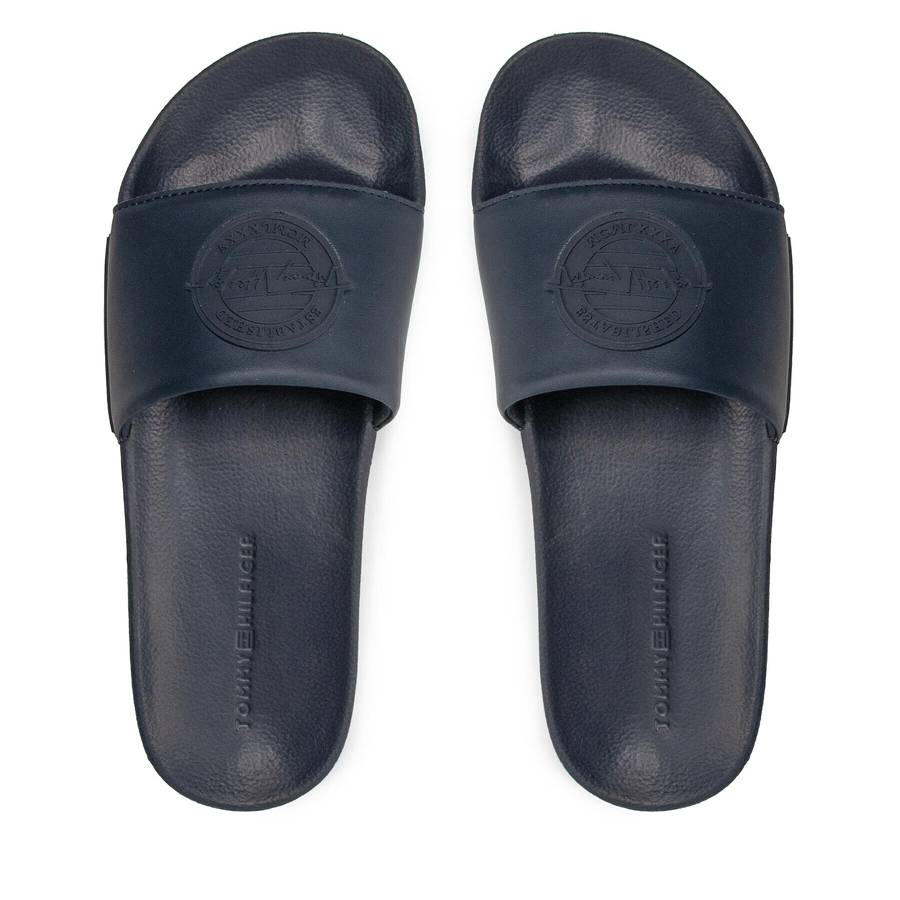 Tommy Hilfiger Šľapky Th Established Pool Slide FM0FM03976 Tmavomodrá - Pepit.sk