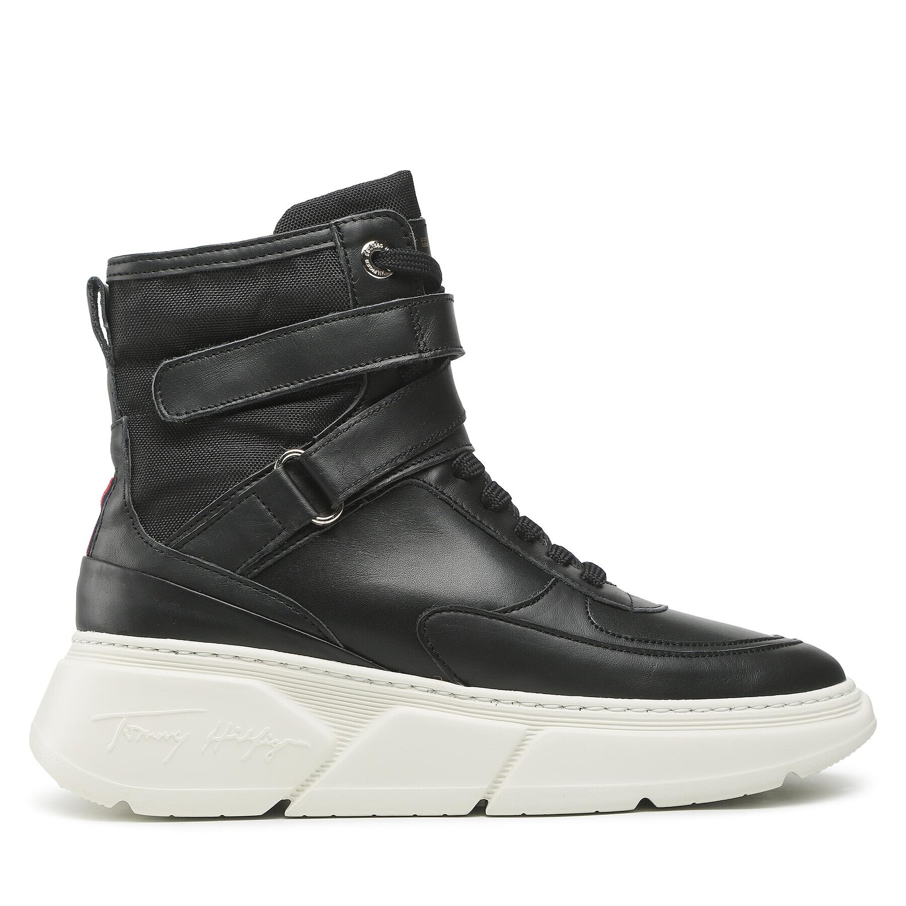 Tommy Hilfiger Sneakersy Chunky Warm Sneaker Higk FW0FW06910 Čierna - Pepit.sk