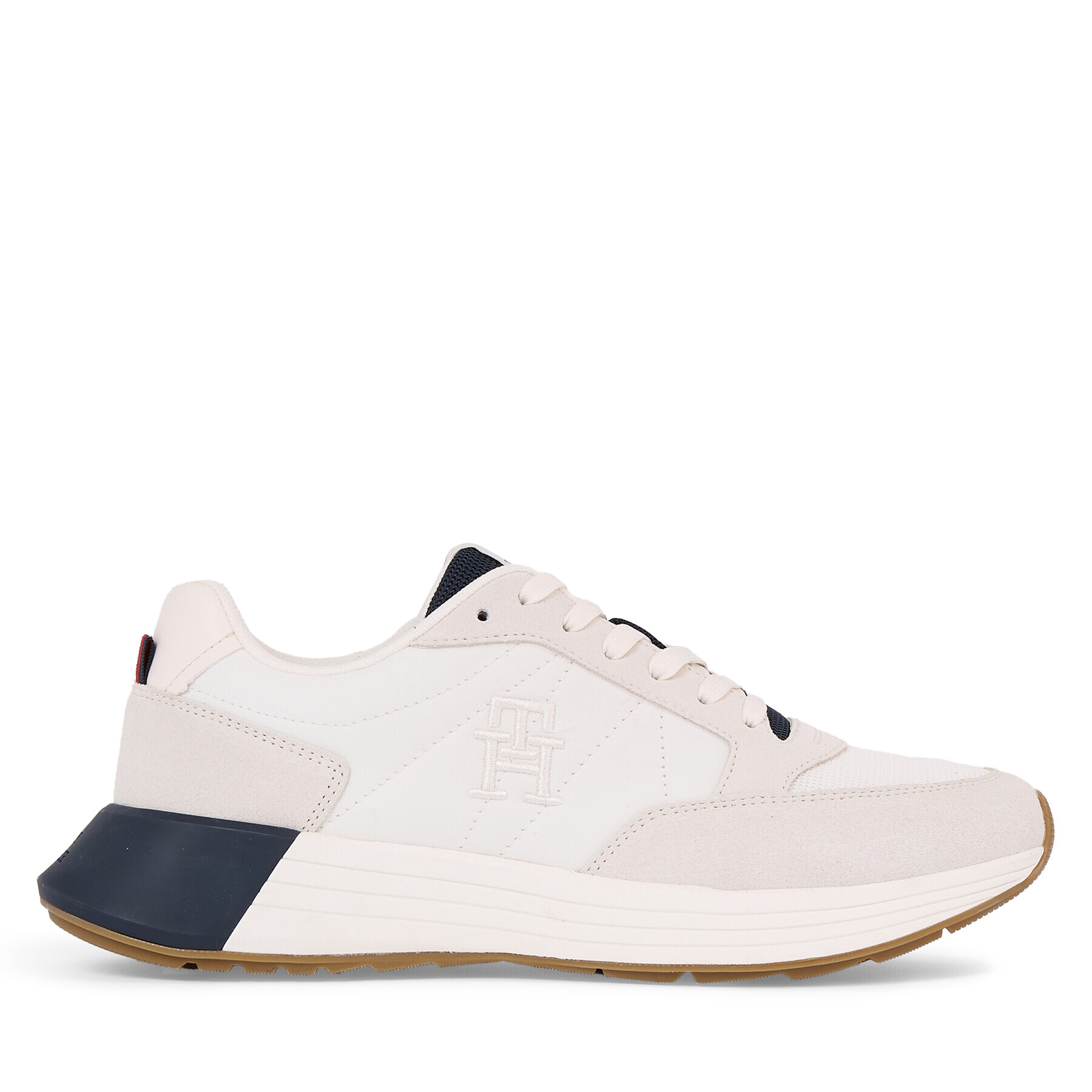 Tommy Hilfiger Sneakersy Classic Elevated Runner Mix FM0FM04636 Biela - Pepit.sk