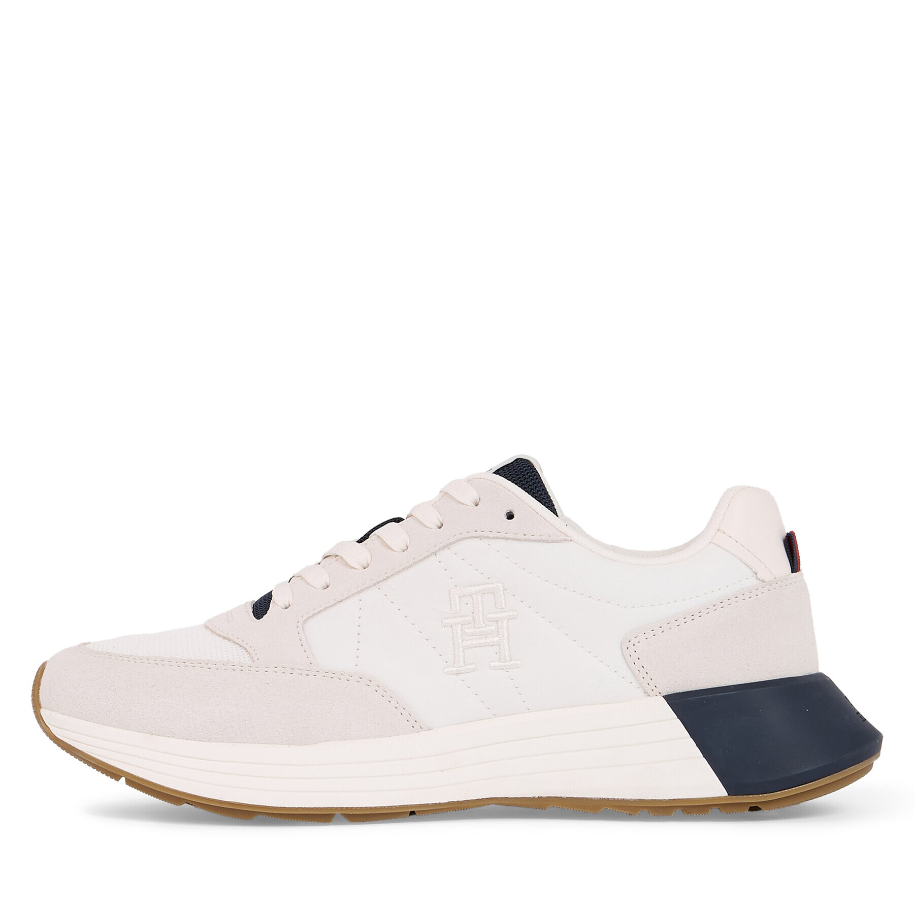 Tommy Hilfiger Sneakersy Classic Elevated Runner Mix FM0FM04636 Biela - Pepit.sk